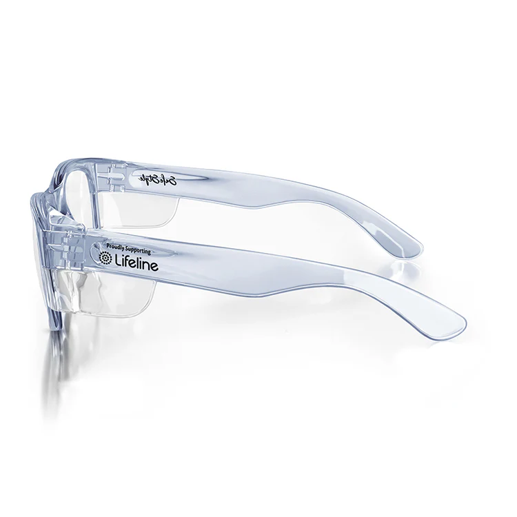 Classics Blue Prescription Safety Glasses - Image 3