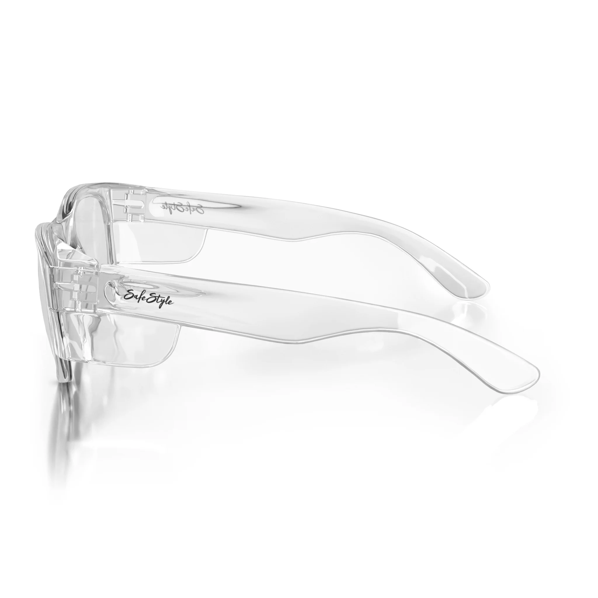 Classics Clear Frame Clear Lens Safety Glasses - Image 3