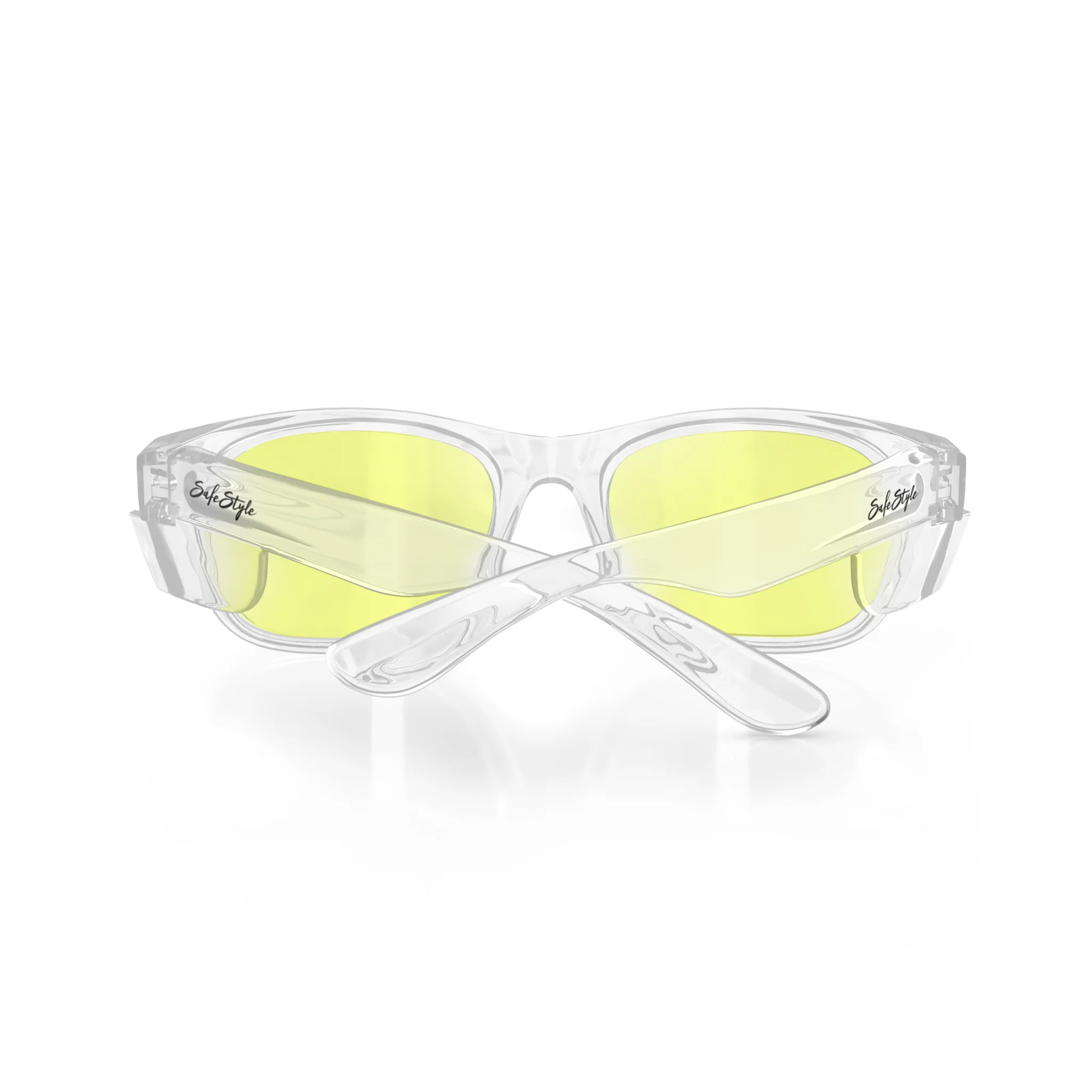 Classics Clear Frame Yellow Lens Safety Glasses - Image 4
