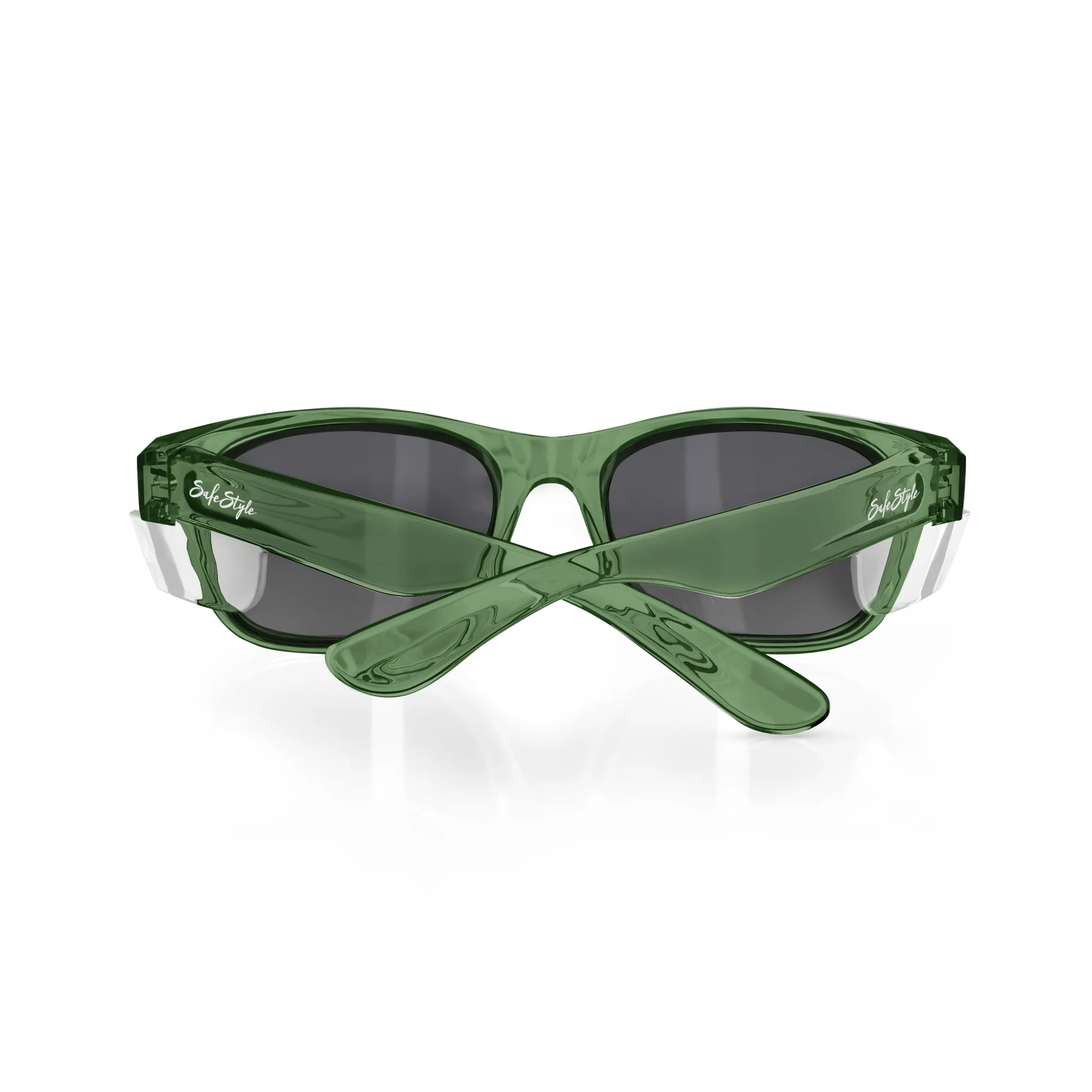 Classics Green Frame Polarised Lens Safety Glasses - Image 4