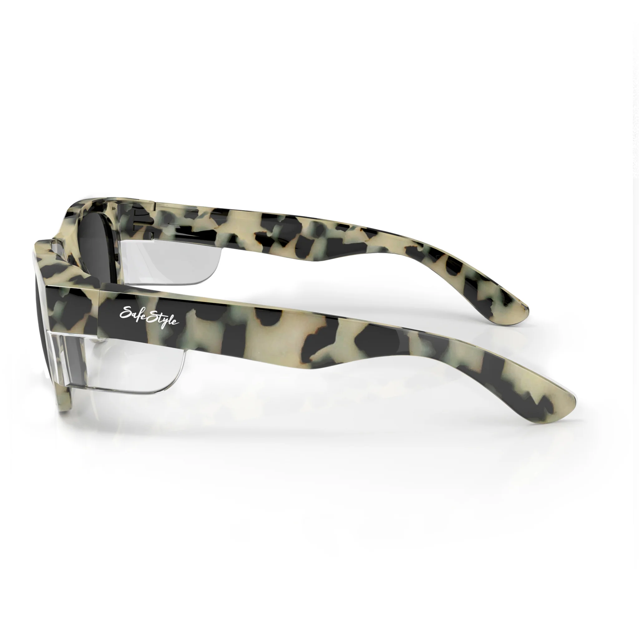 Classics Milky Tort Frame Polarised Lens Safety Glasses - Image 3