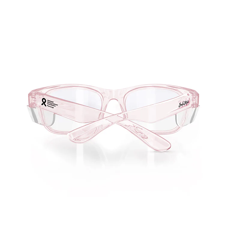 Classics Pink Prescription Safety Glasses - Image 4