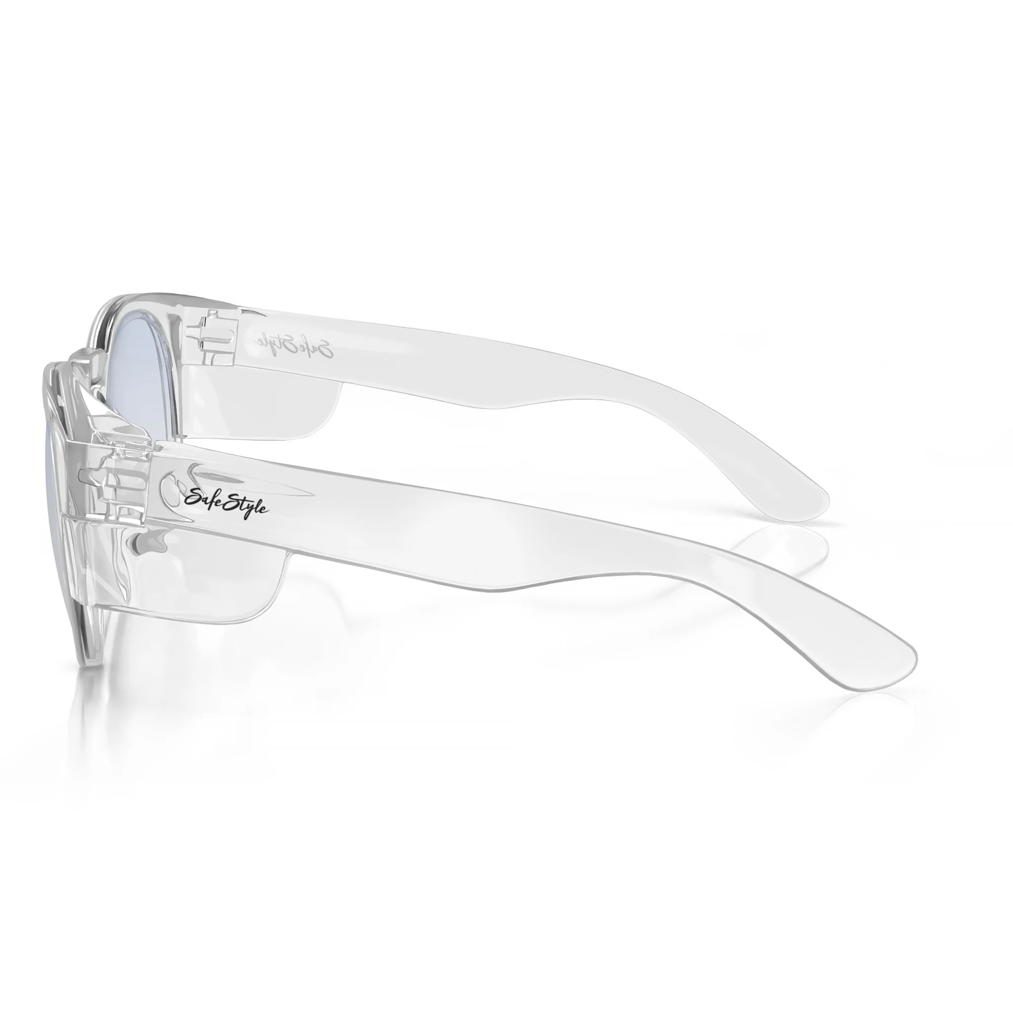 Cruisers Clear Frame Blue Light Blocking Lens Safety Glasses - Image 3