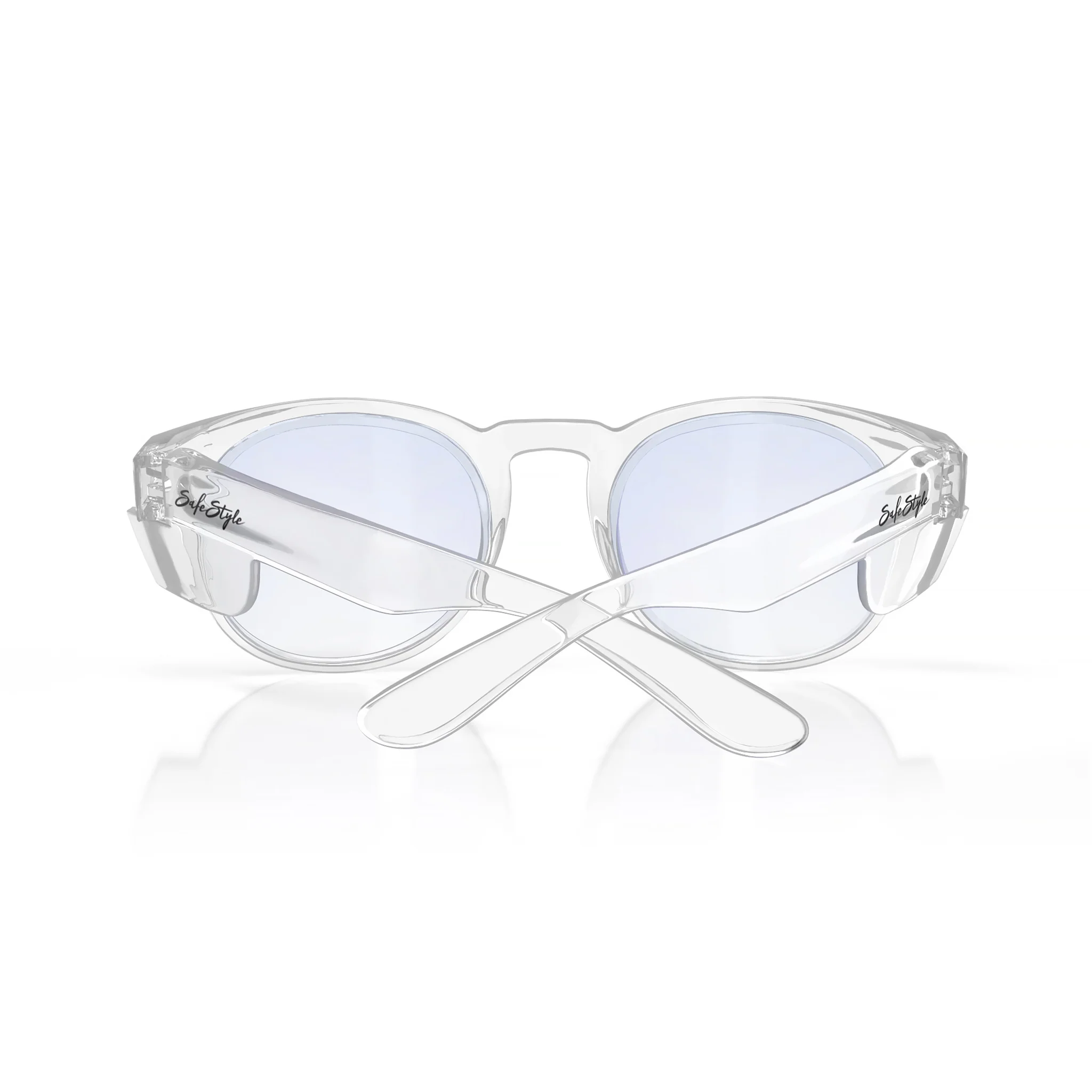 Cruisers Clear Frame Blue Light Blocking Lens Safety Glasses - Image 4