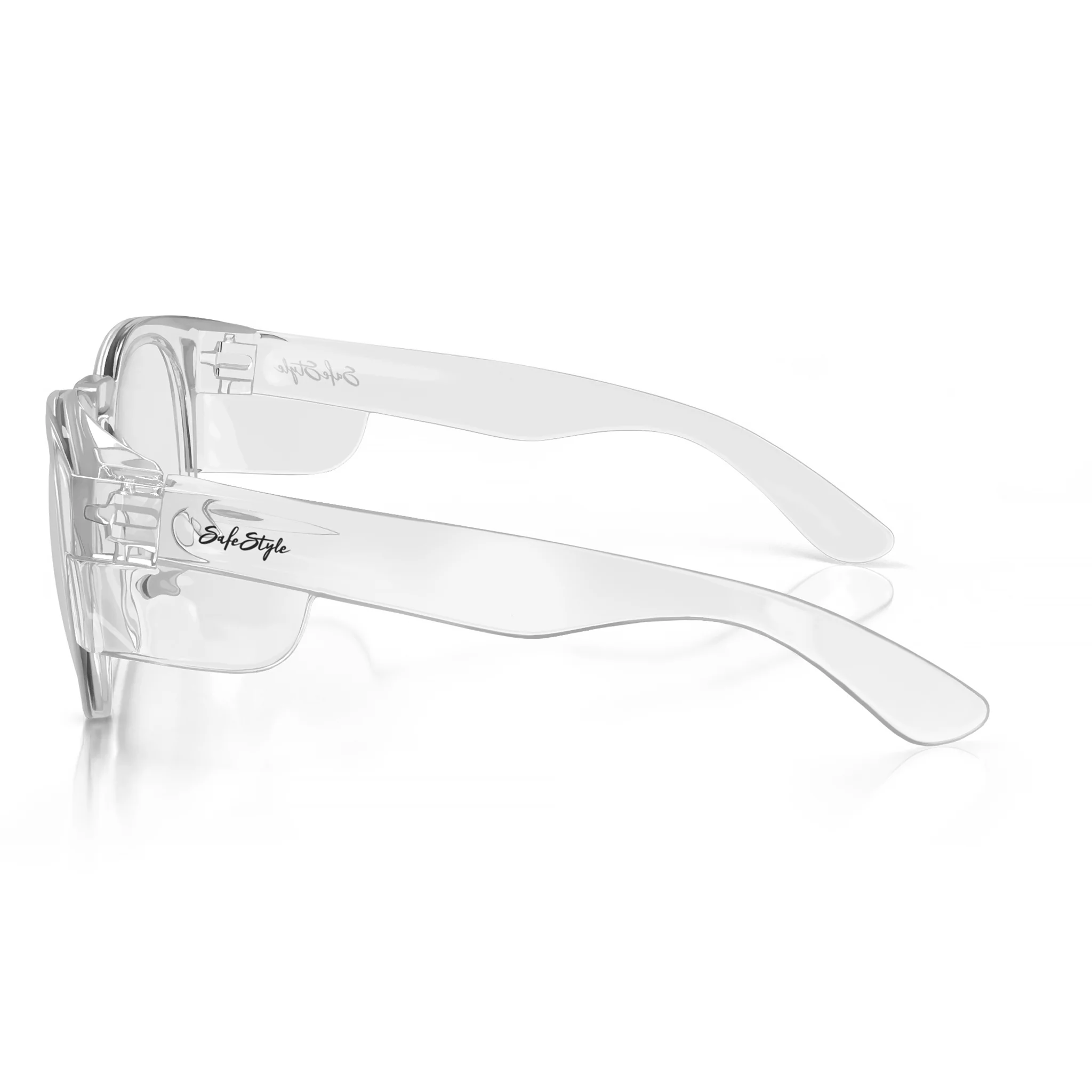 Cruisers Clear Frame Clear Lens Safety Glasses - Image 3