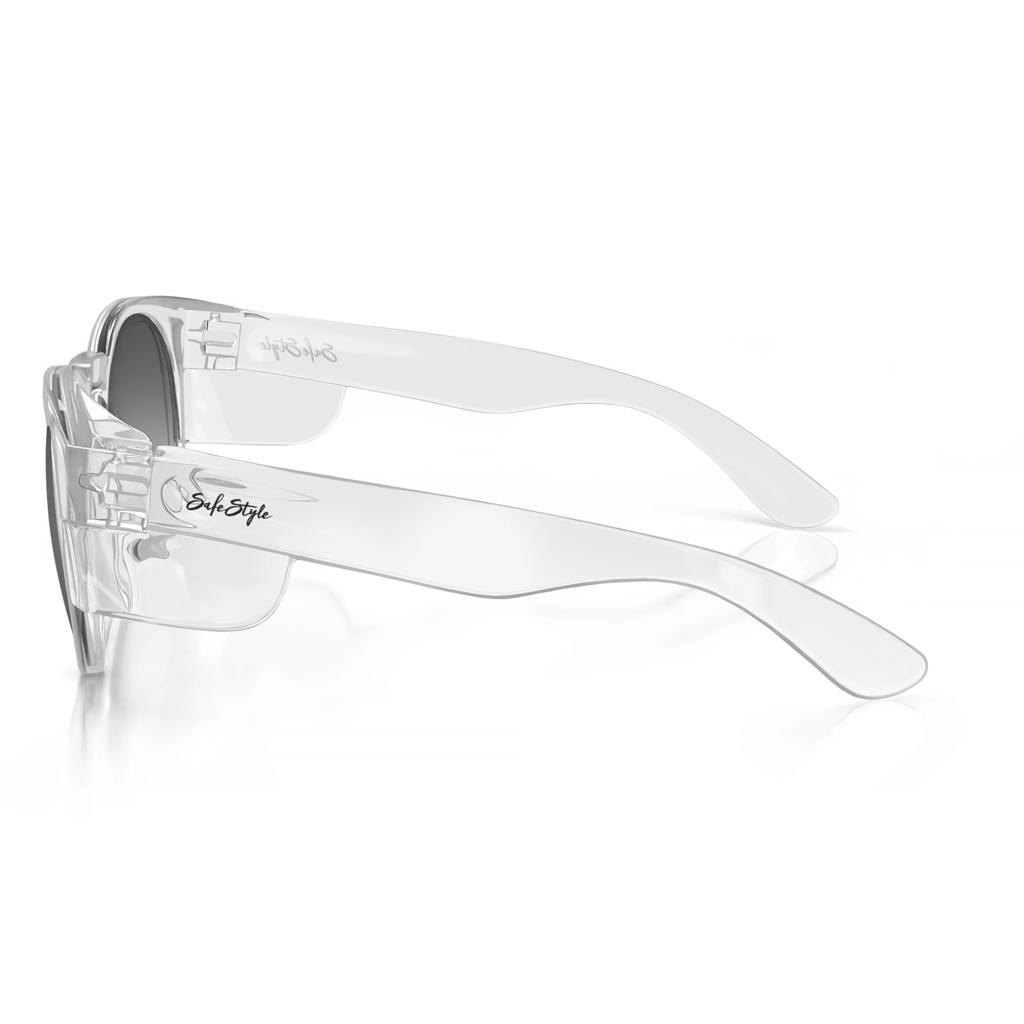 Cruisers Clear Frame Polarised Lens Safety Glasses - Image 3