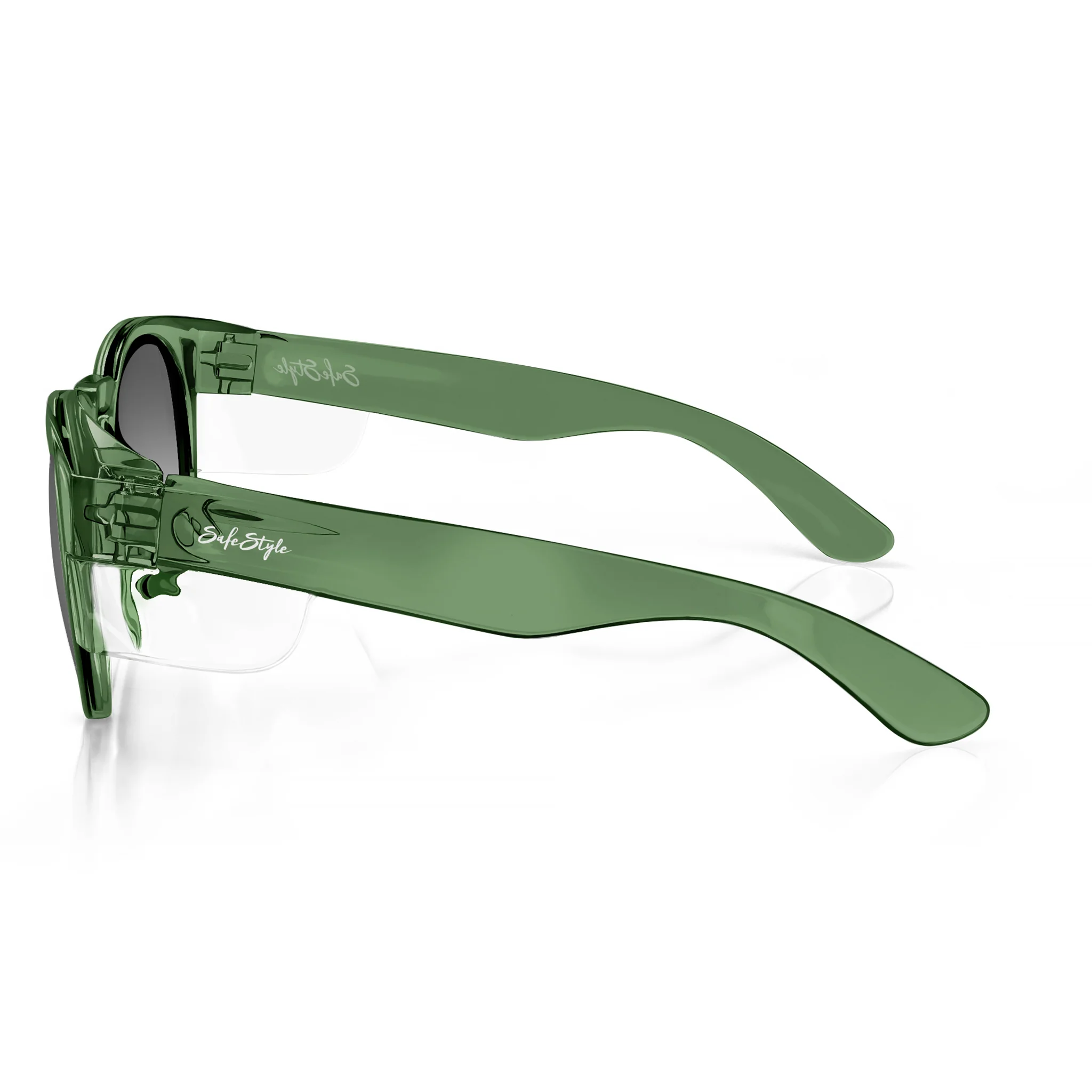 Cruisers Green Frame Polarised Lens Safety Glasses - Image 3