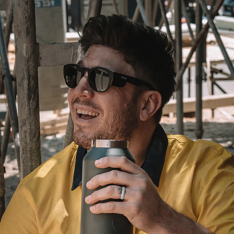 Cruisers Matte Black Frame Polarised Lens Safety Glasses - Image 6