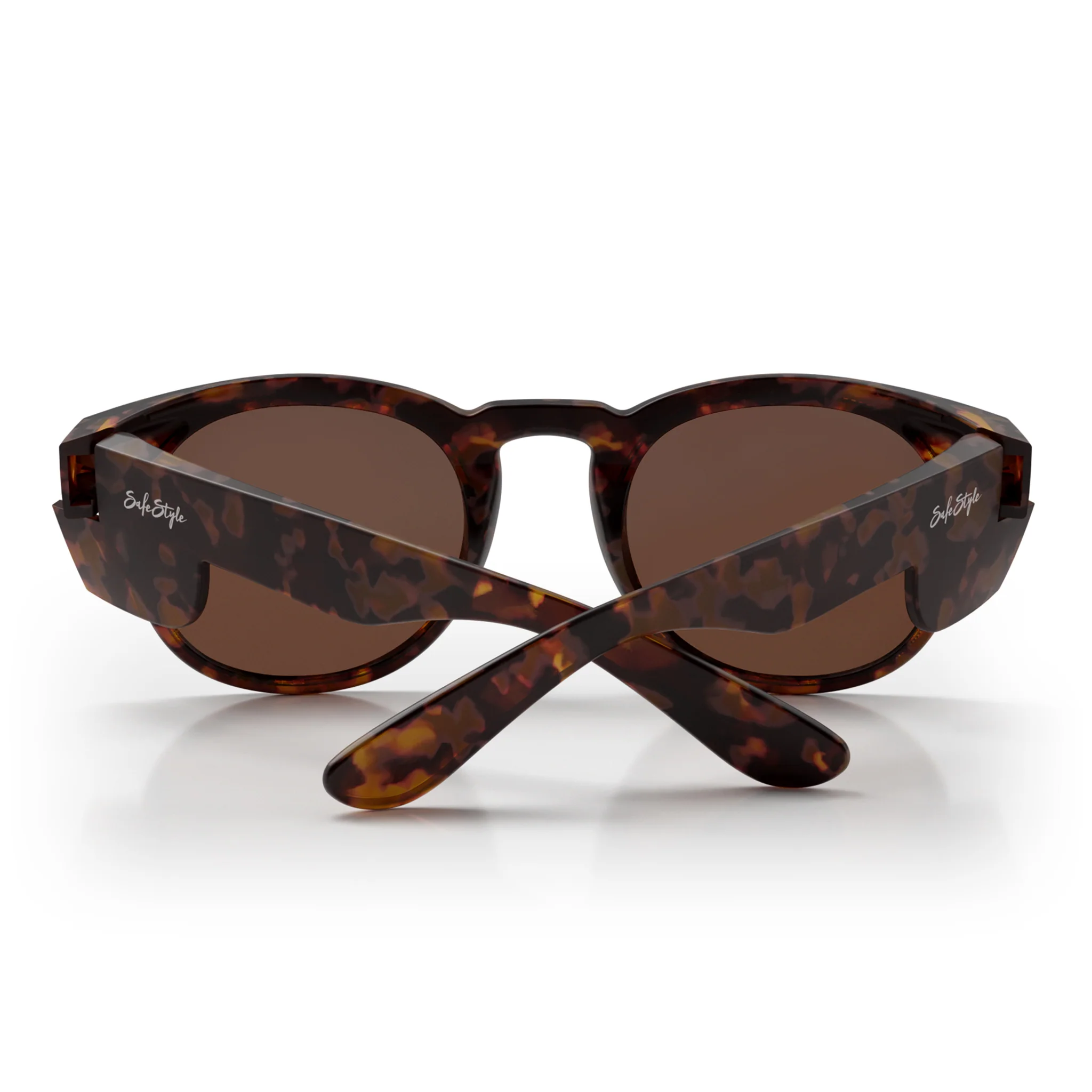 Cruisers Matte Brown Tort Frame Brown Polarised Lens Safety Glasses - Image 4