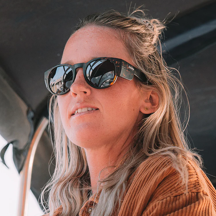 Cruisers Matte Brown Tort Frame Brown Polarised Lens Safety Glasses - Image 5