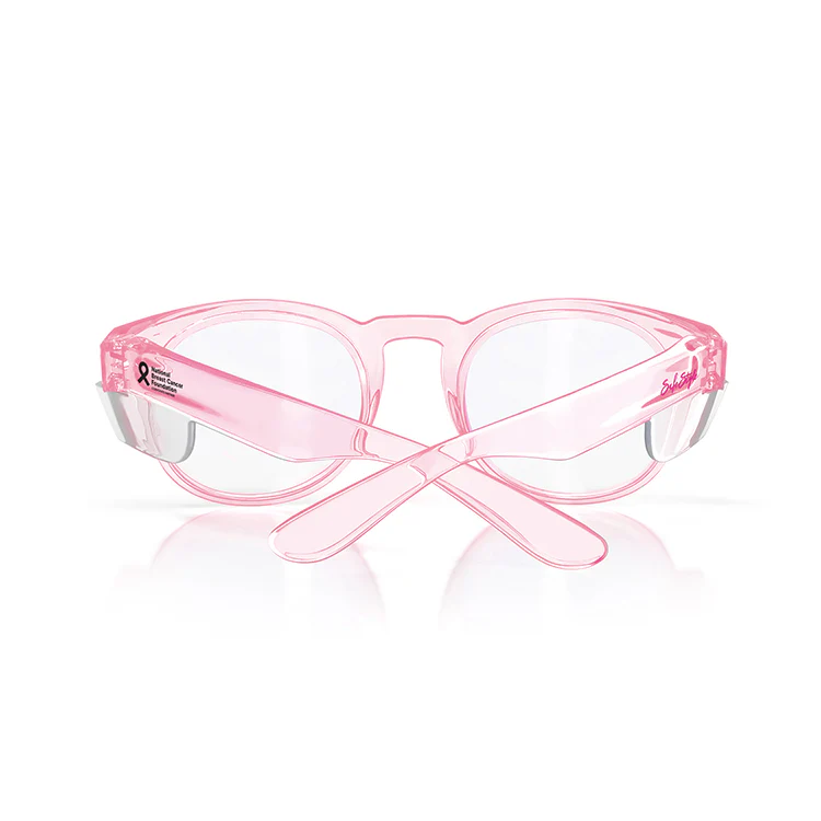 Cruisers Pink Frame Clear Lens Safety Glasses - Image 4