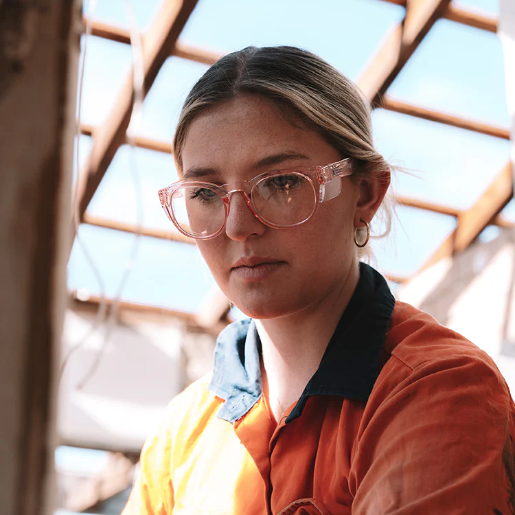 Cruisers Pink Frame Clear Lens Safety Glasses - Image 5