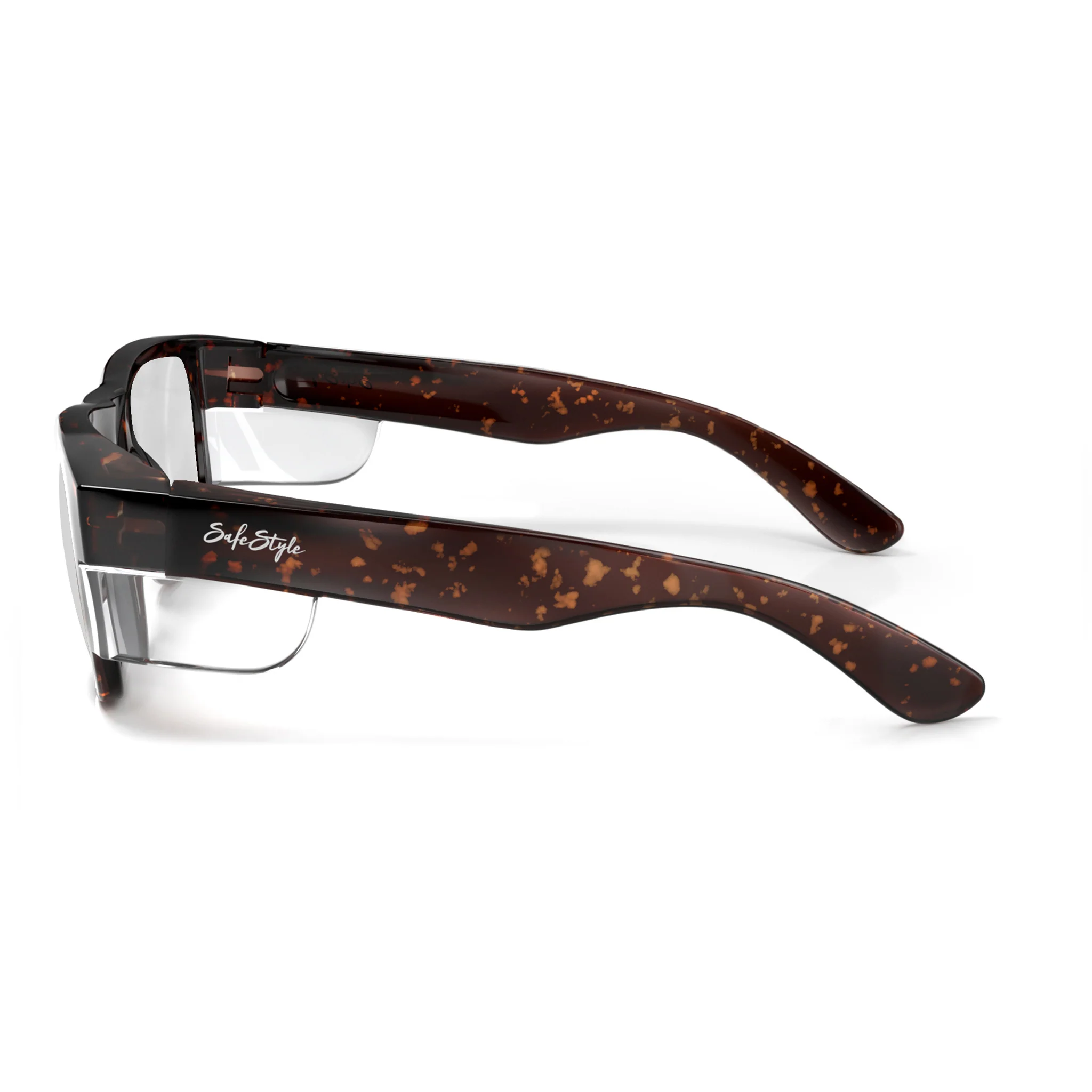Fusions Brown Tort Prescription Safety Glasses - Image 3