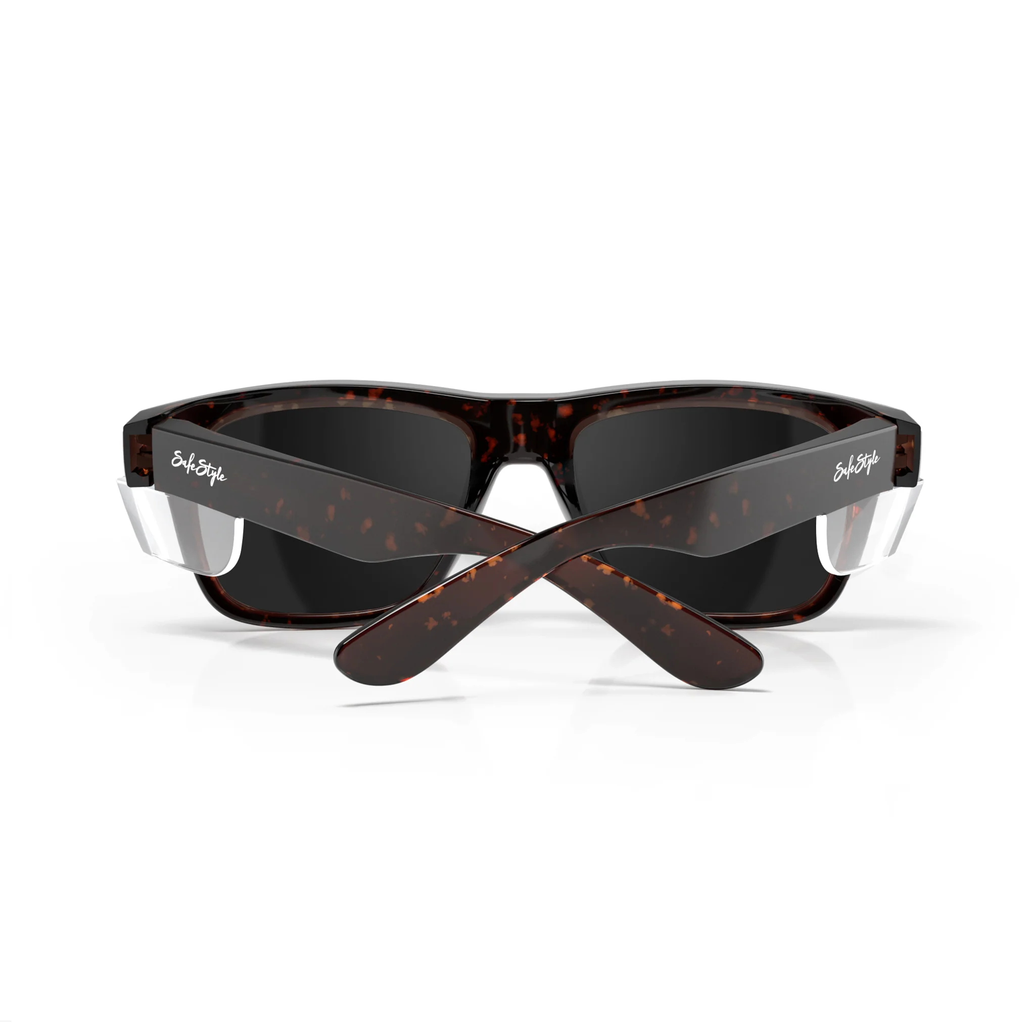 Fusions Brown Tort Frame Polarised Lens Safety Glasses - Image 4