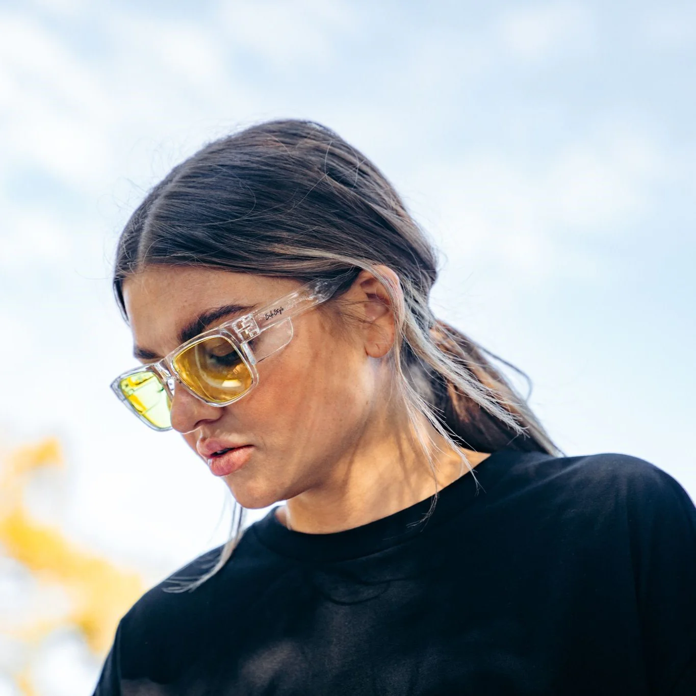 Fusions Clear Frame Yellow Lens - Image 6