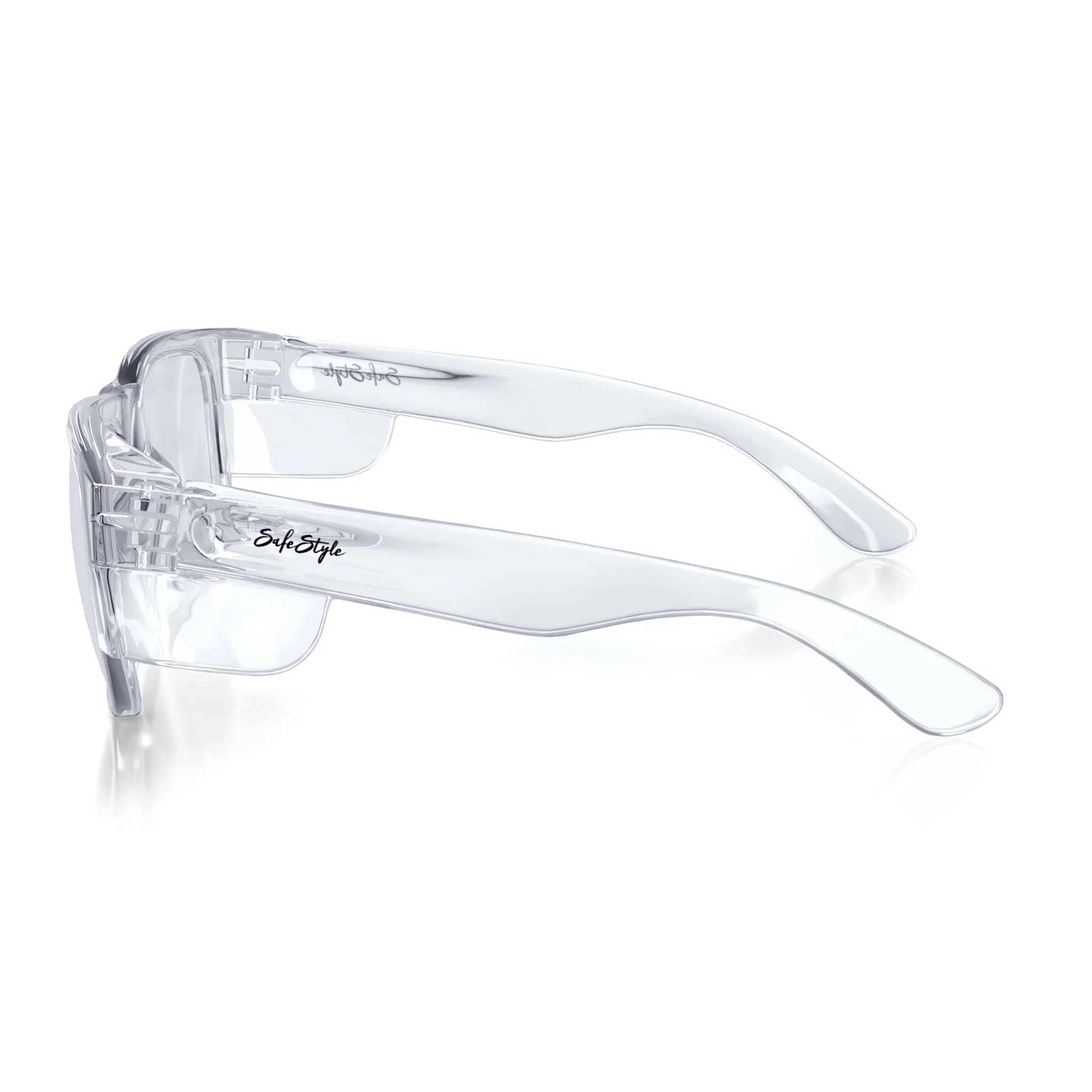 Fusions Clear Prescription Safety Glasses - Image 3