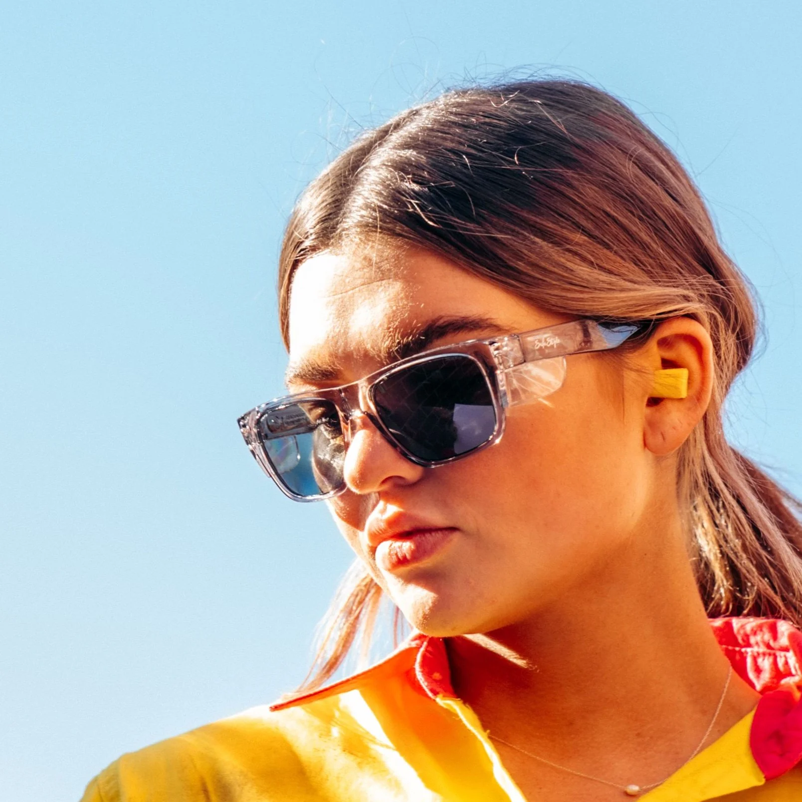 Fusions Graphite Frame Tinted Lens Safety Glasses - Image 6