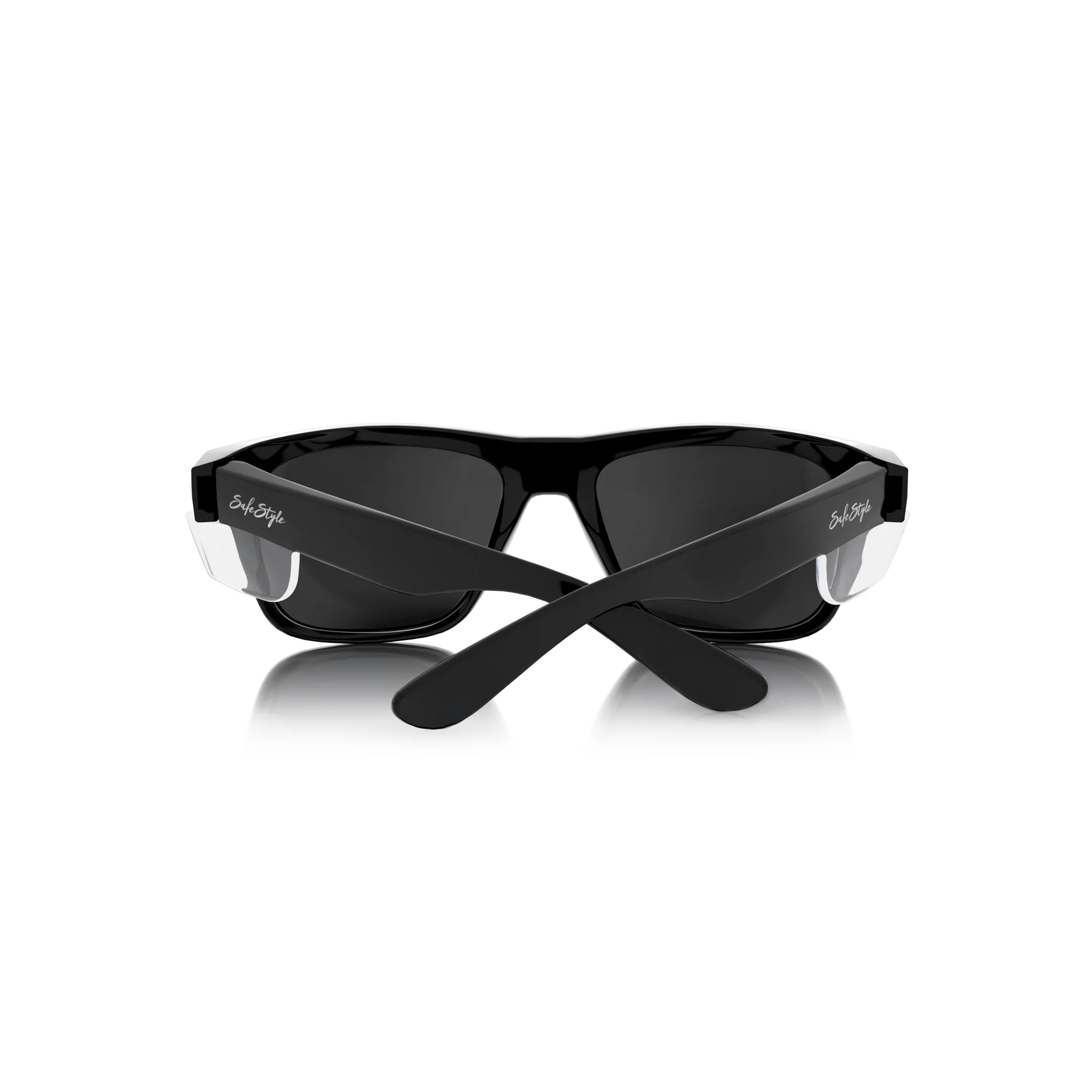 Fusions Kids Black Frame Tinted Lens Safety Glasses - Image 4