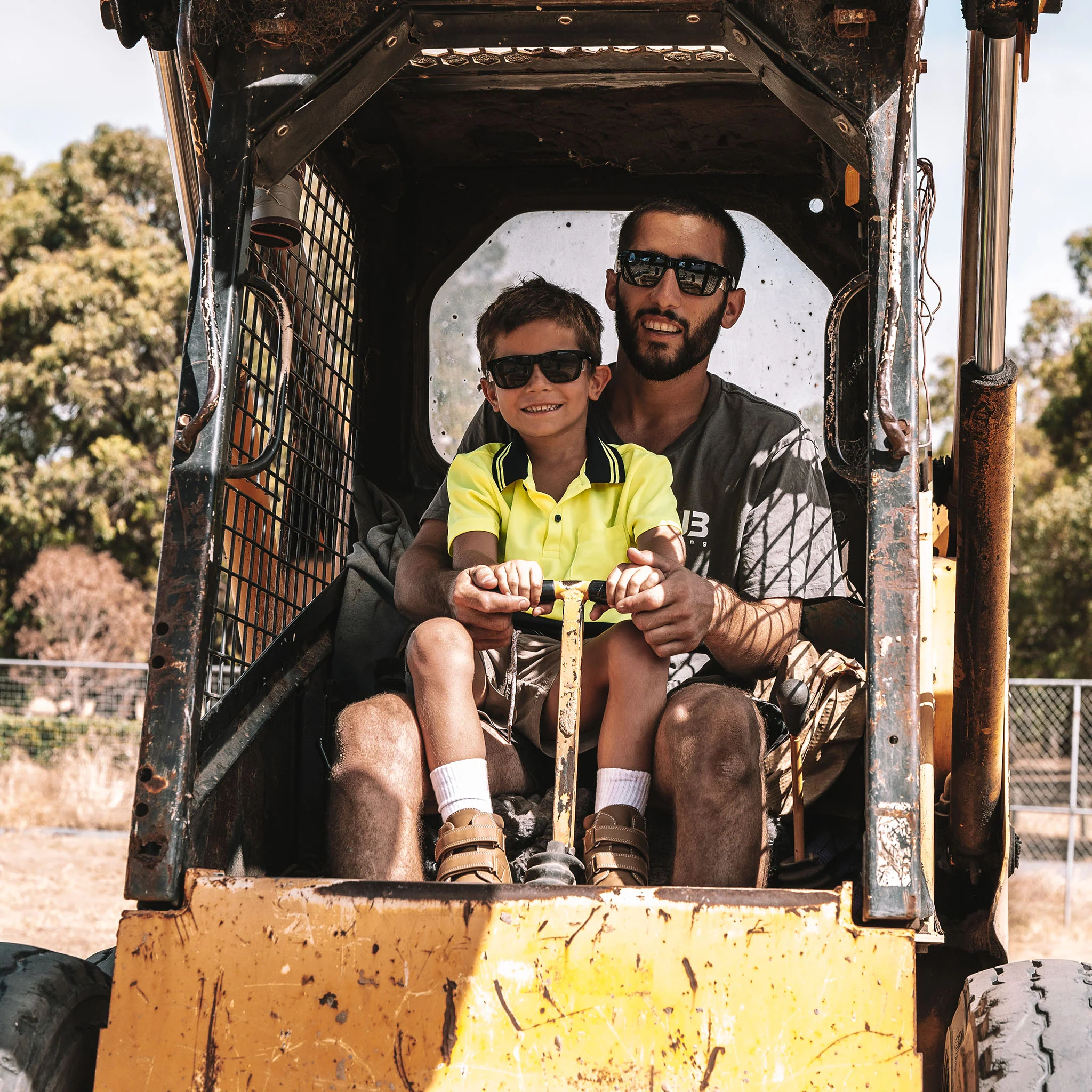 Fusions Kids Black Frame Tinted Lens Safety Glasses - Image 6