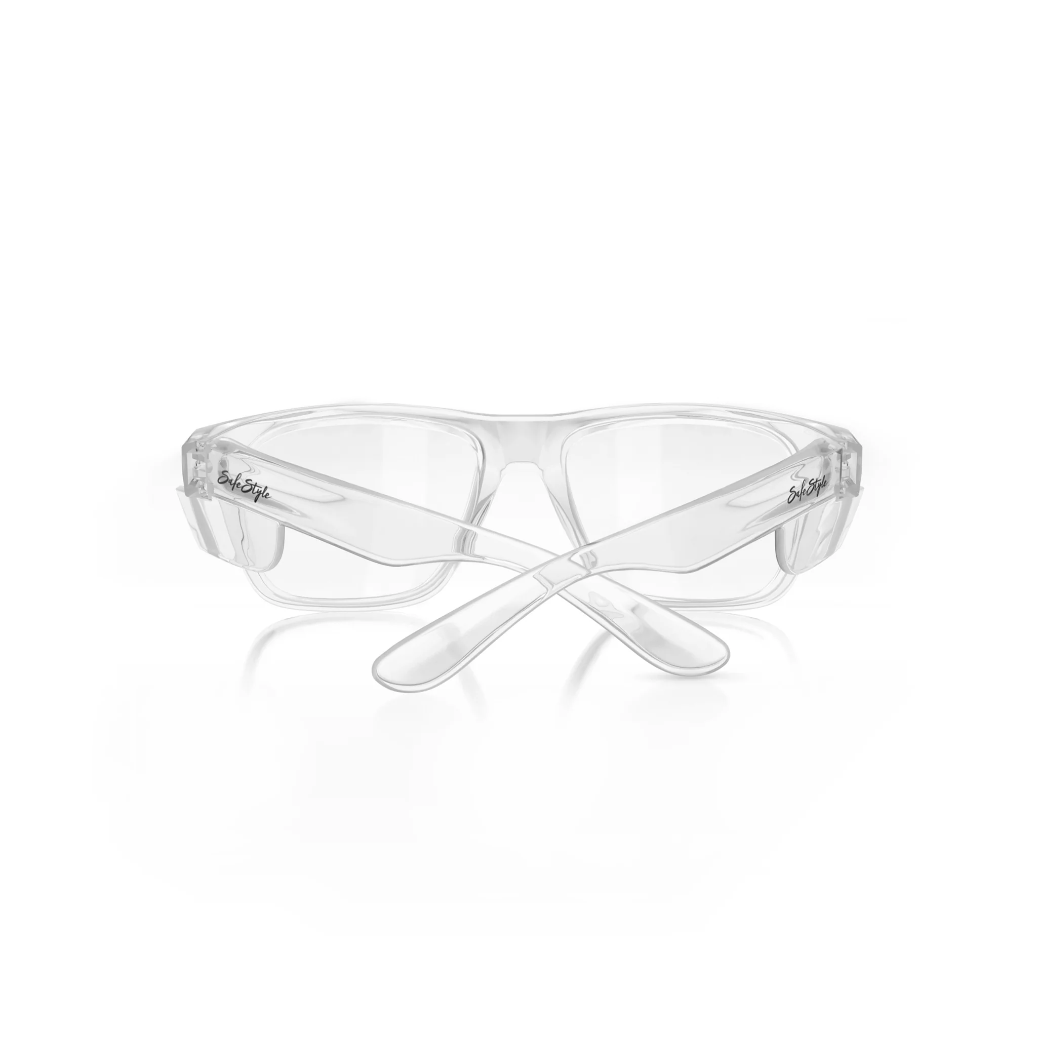 Fusions Kids Clear Frame Clear Lens Safety Glasses - Image 4