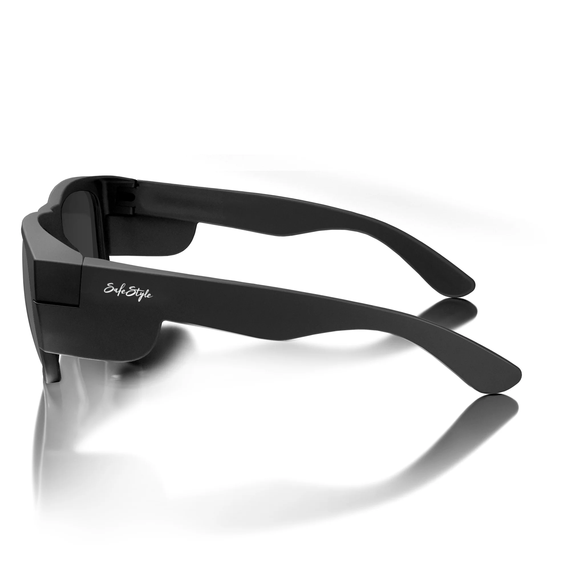 Fusions Matte Black Frame Polarised Lens Safety Glasses - Image 3