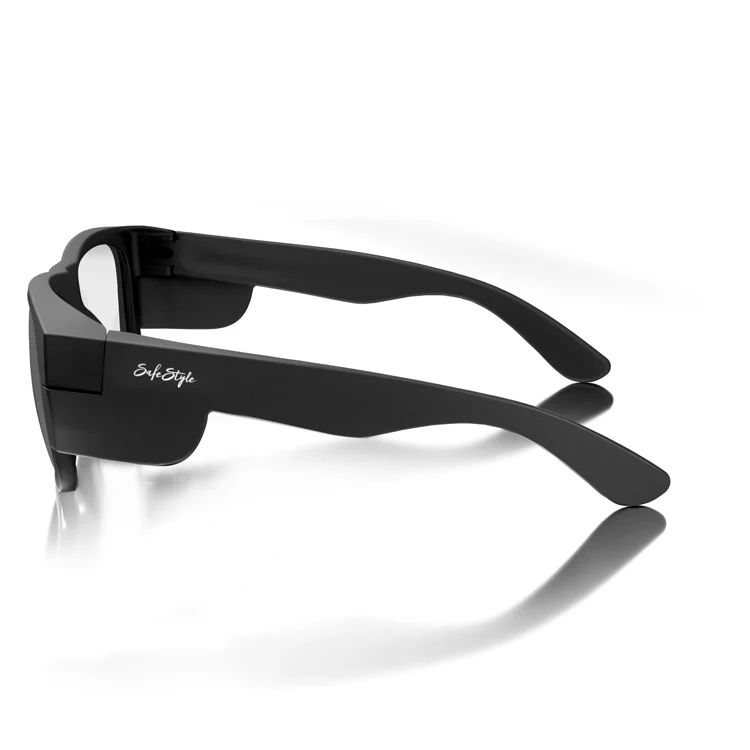 Fusions Matte Black Prescription Safety Glasses - Image 3