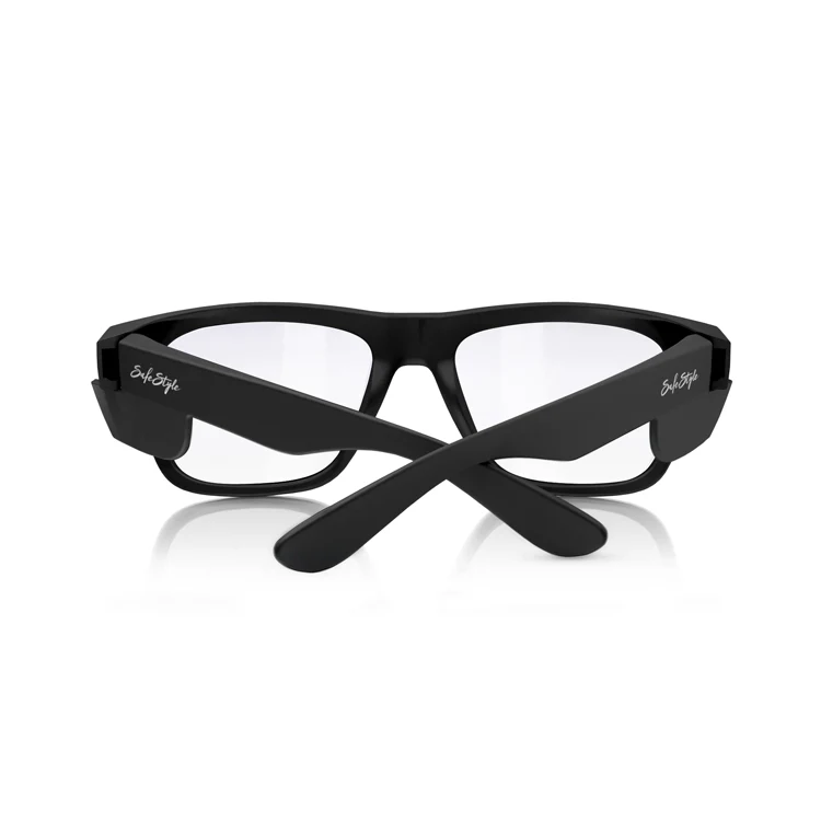 Fusions Matte Black Prescription Safety Glasses - Image 4