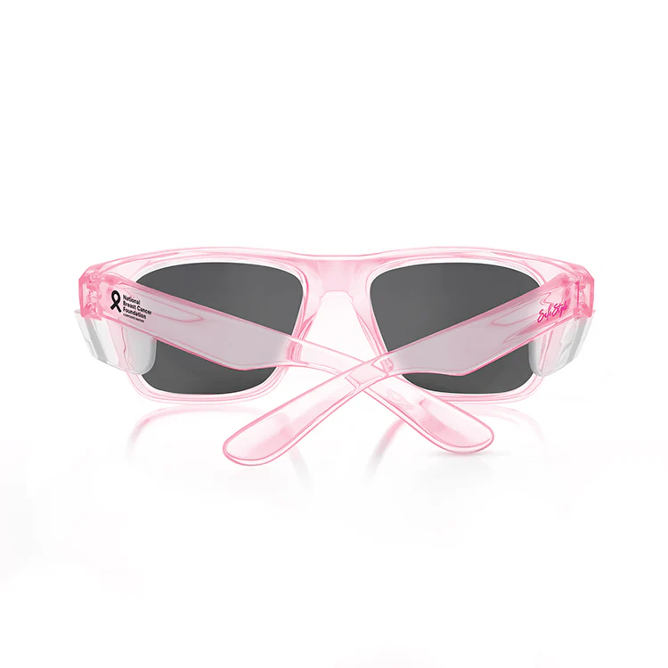 Fusions Pink Frame Polarised Lens Safety Glasses - Image 4