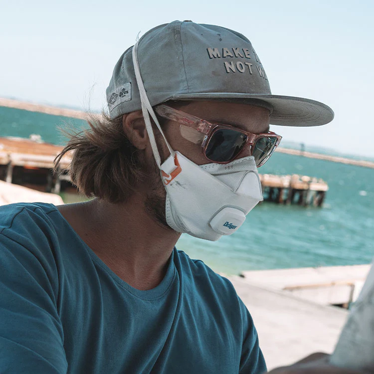 Fusions Pink Frame Polarised Lens Safety Glasses - Image 5