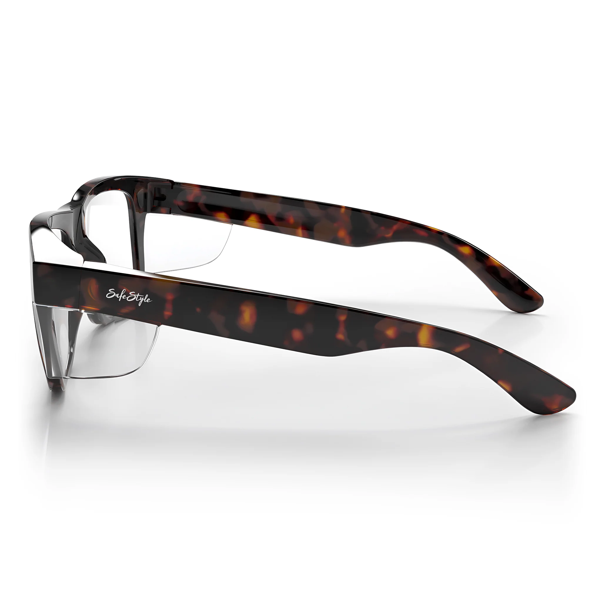 Fusions XL Brown Tort Prescription Safety Glasses - Image 3