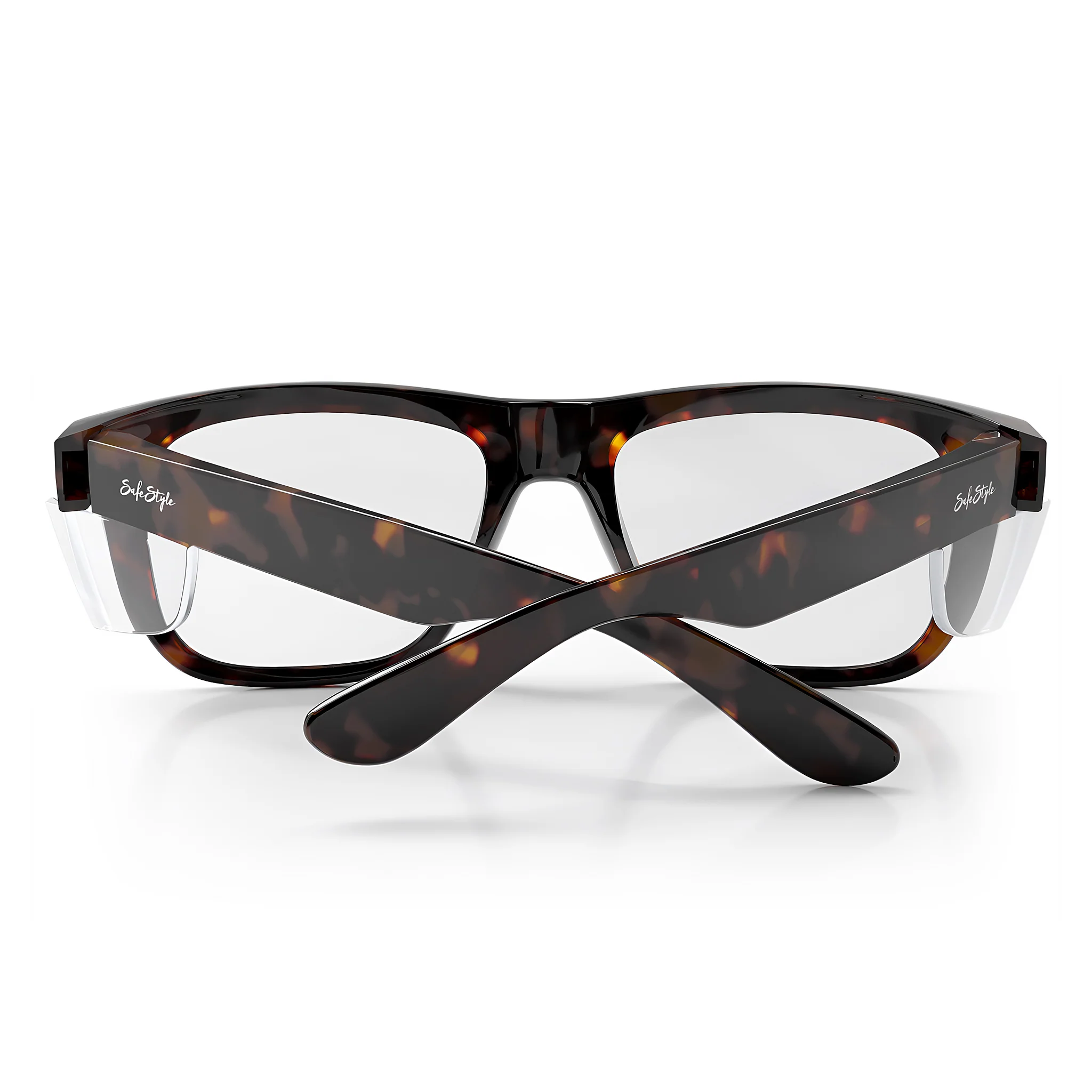 Fusions XL Brown Tort Prescription Safety Glasses - Image 4