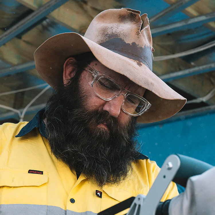 Fusions XL Clear Frame Clear Lens Safety Glasses - Image 6