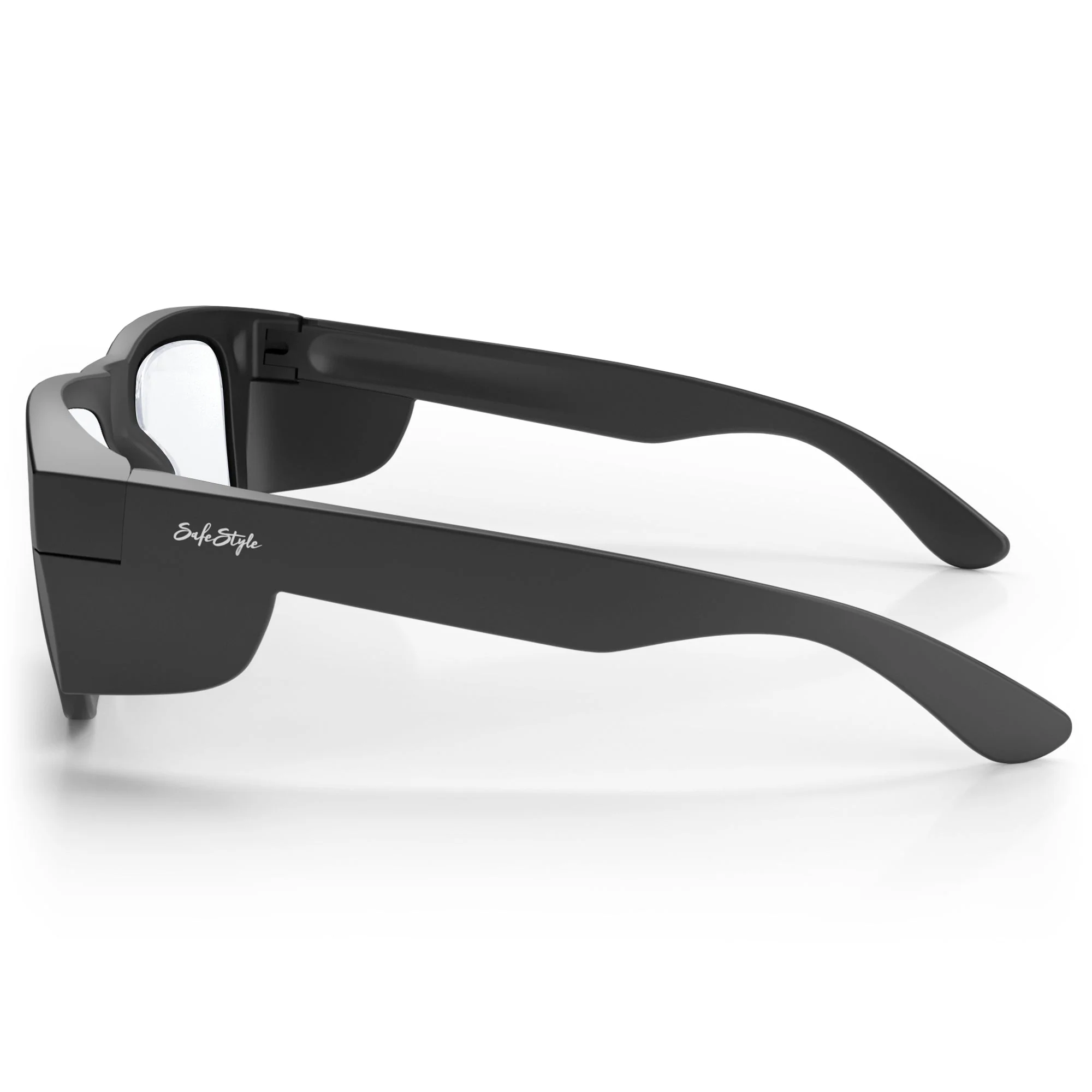 Fusions XL Matte Black Prescription Safety Glasses - Image 3