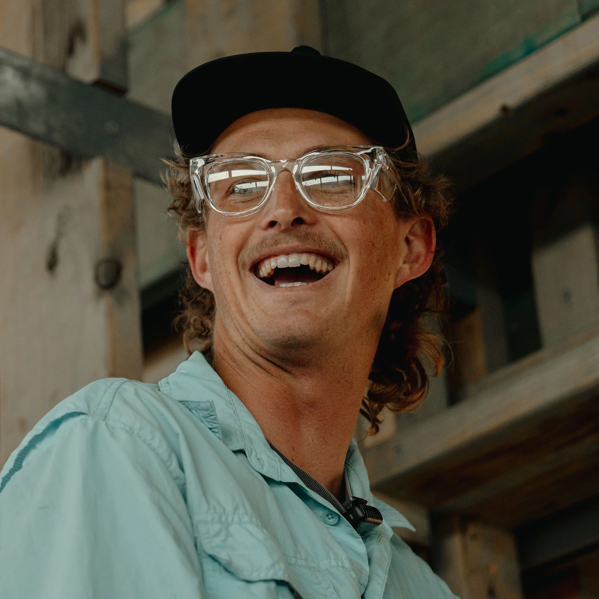 Harps Clear Frame Clear Lens Safety Glasses - Image 5