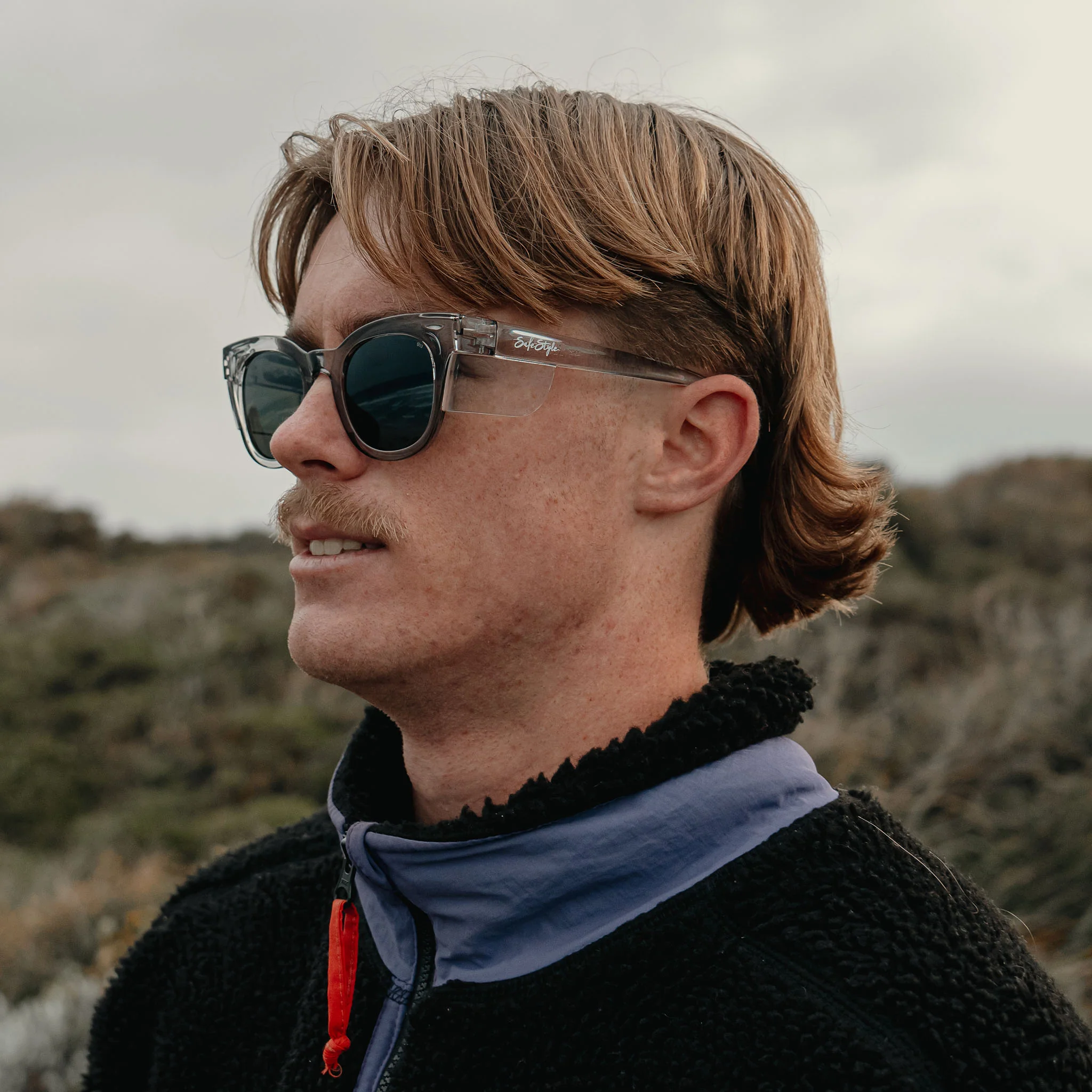 Harps Graphite Frame Polarised Lens Safety Glasses - Image 8