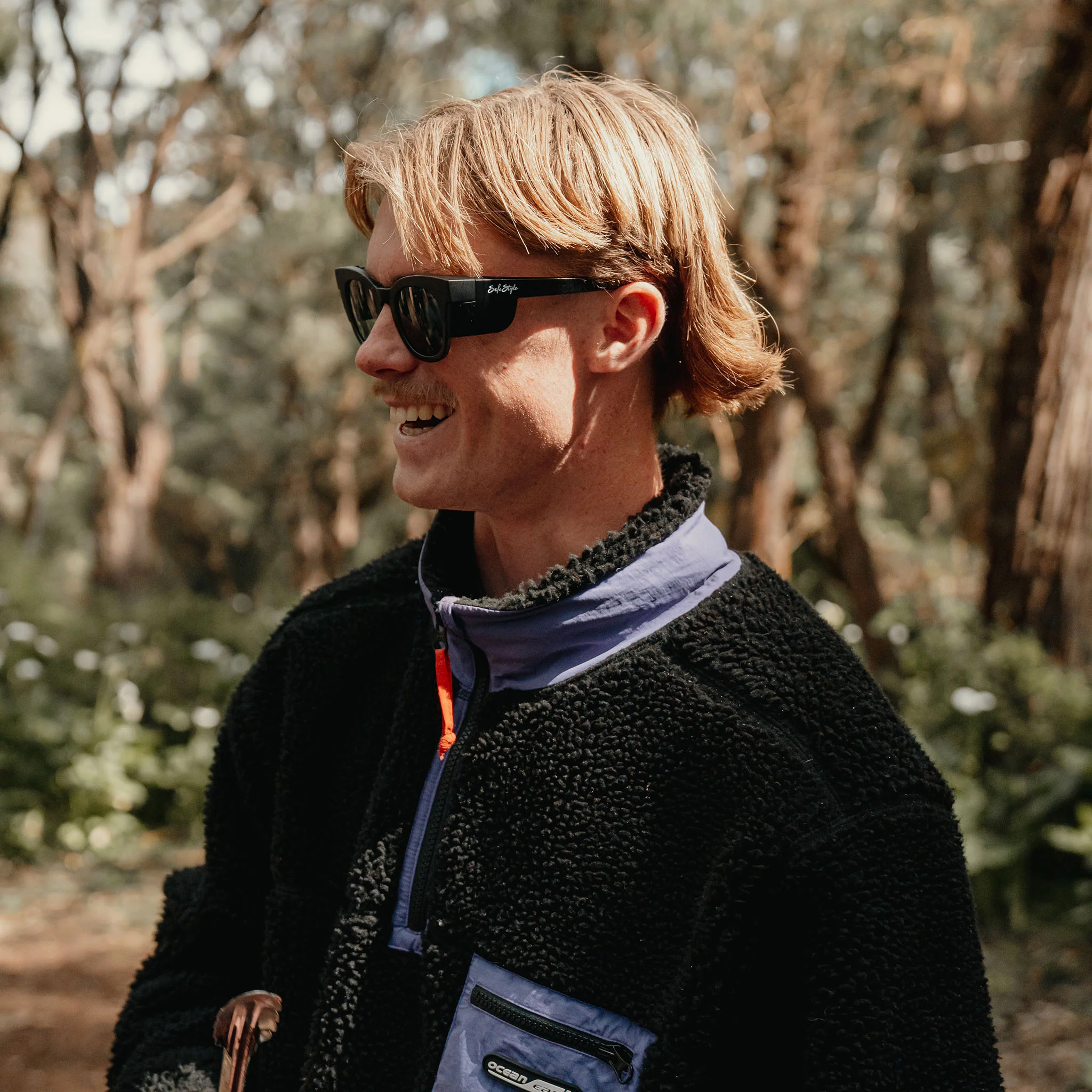 Harps Matte Black Frame Polarised Lens Safety Glasses - Image 9