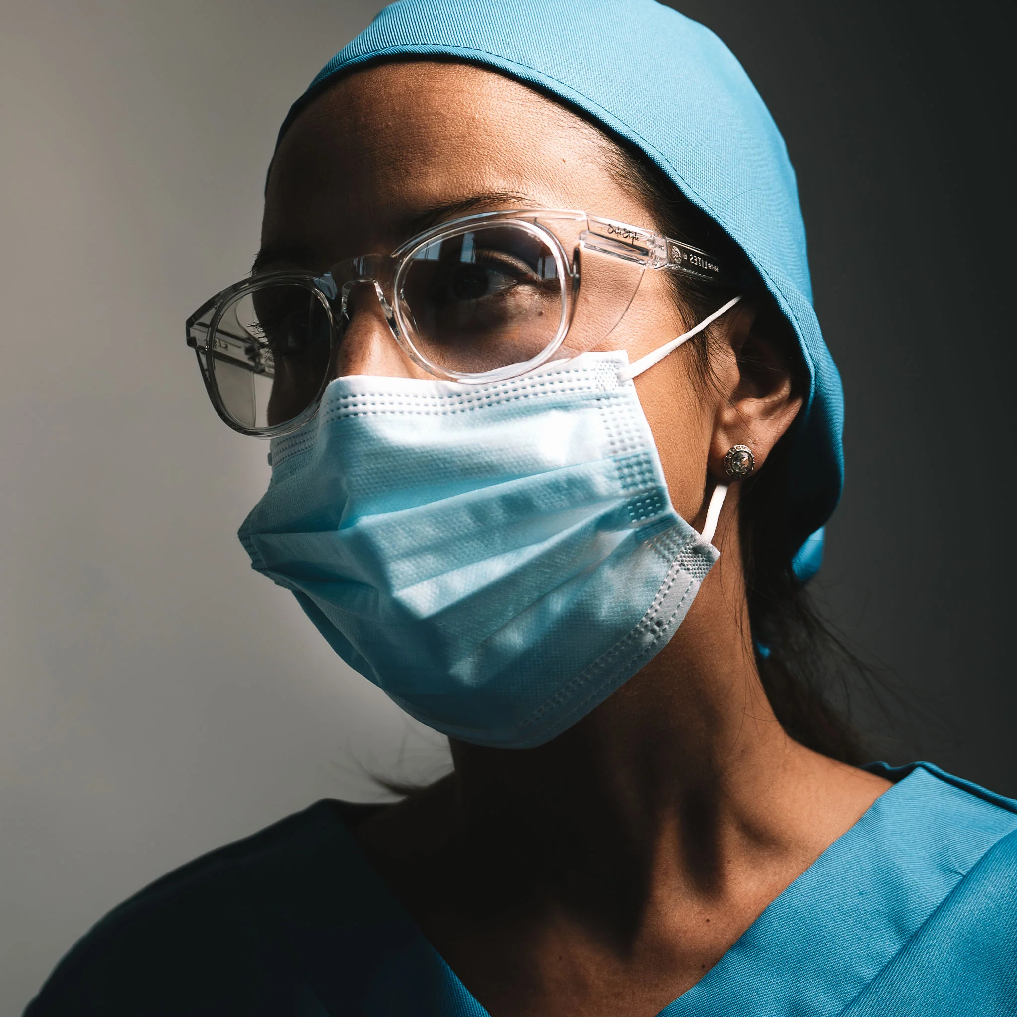 Lites Round Clear Frame Clear Lens Safety Glasses - Image 6