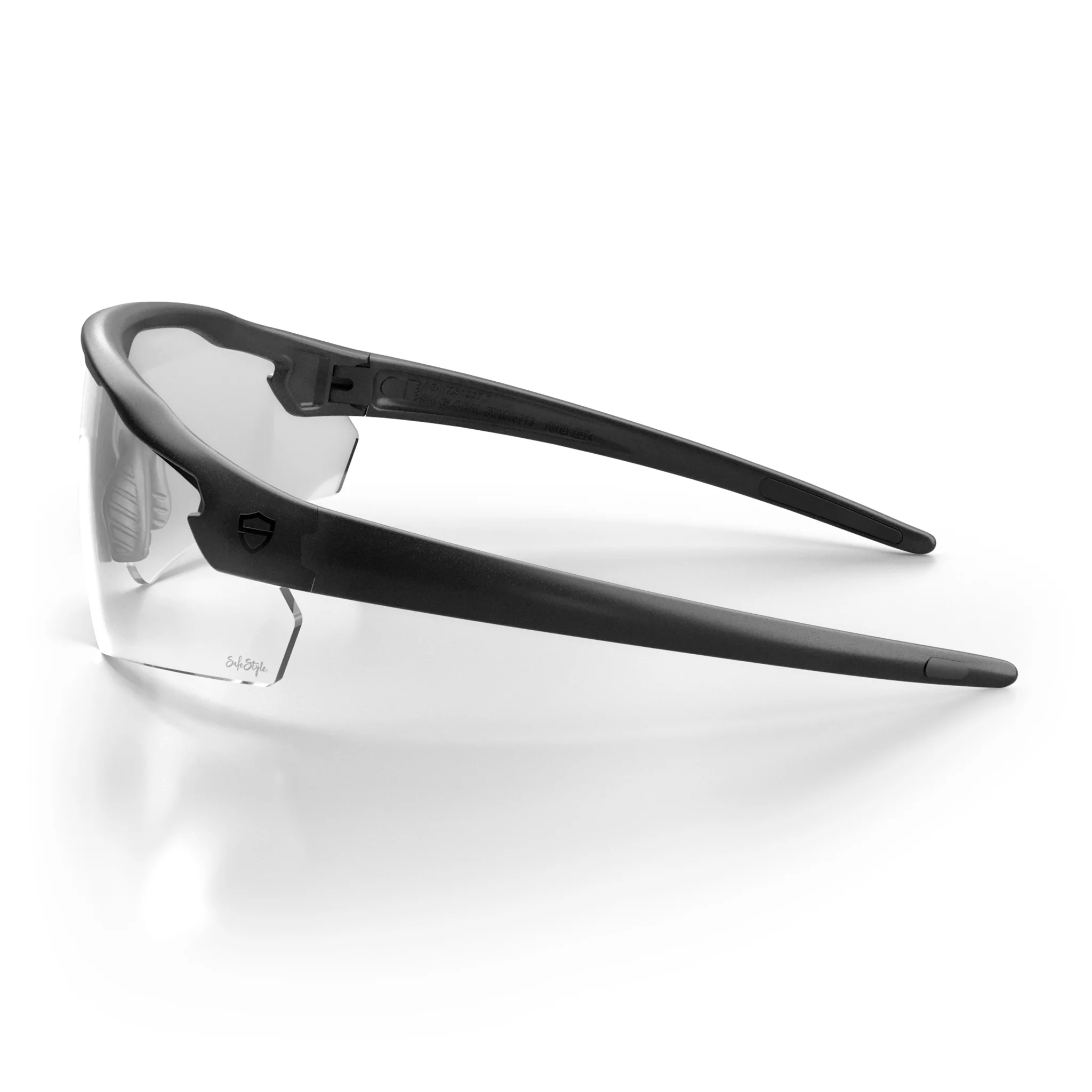 Phantoms Matte Black Frame Clear Lens Safety Glasses - Image 3
