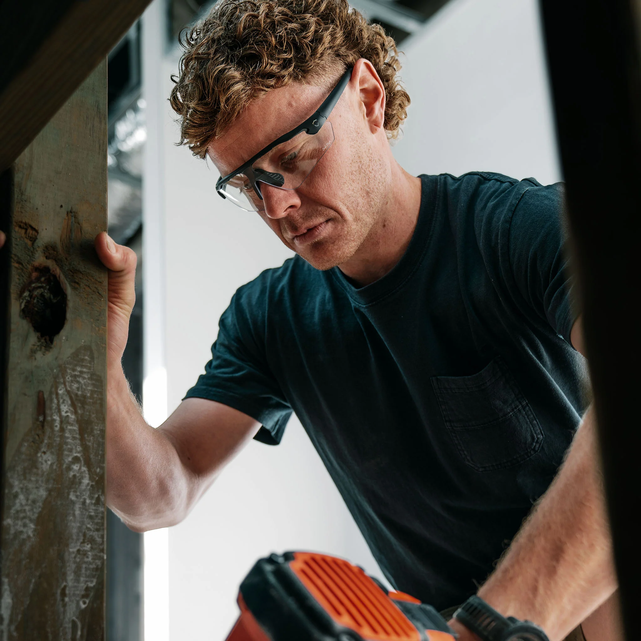 Phantoms Matte Black Frame Clear Lens Safety Glasses - Image 6