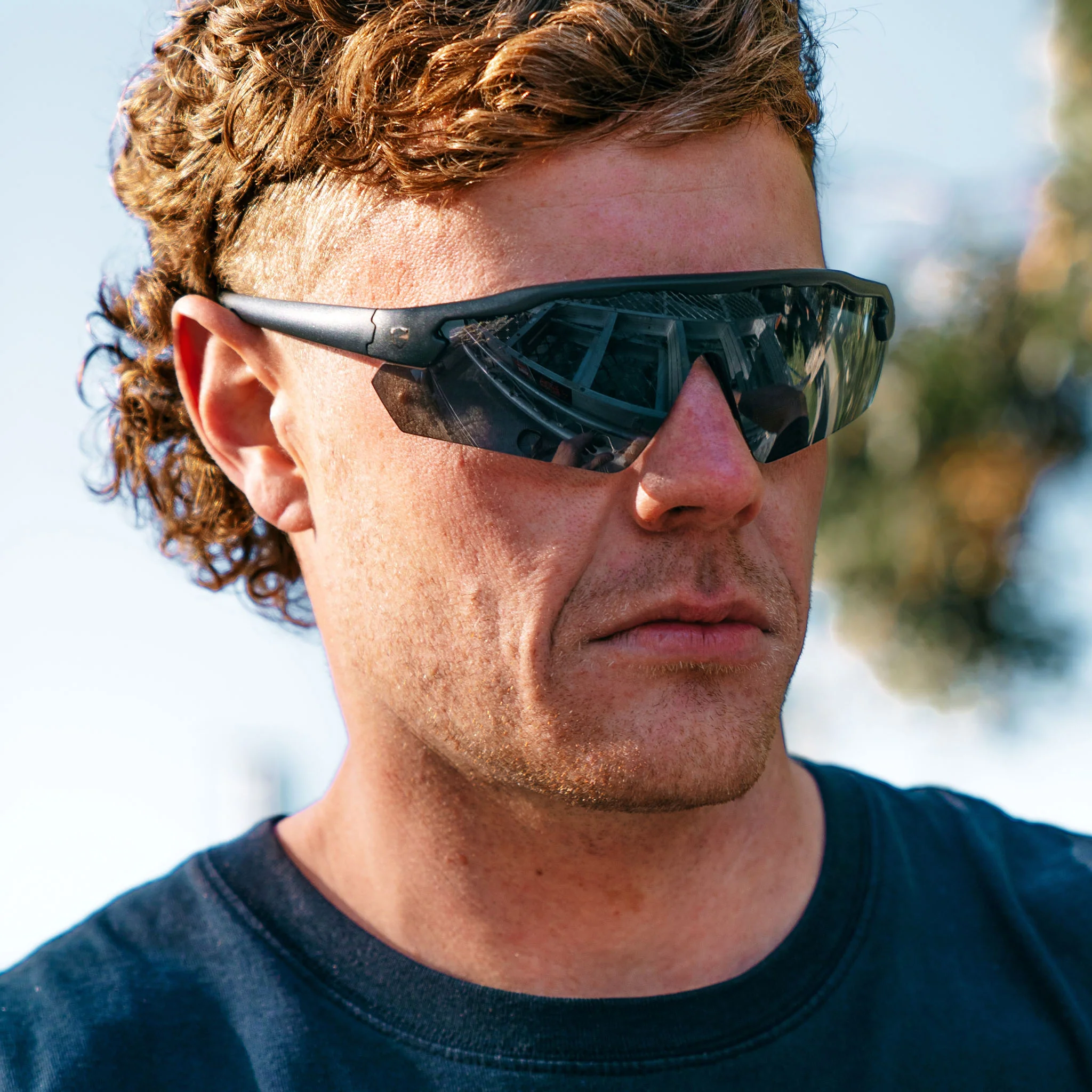 Phantoms Matte Black Frame Polarised Lens Safety Glasses - Image 6