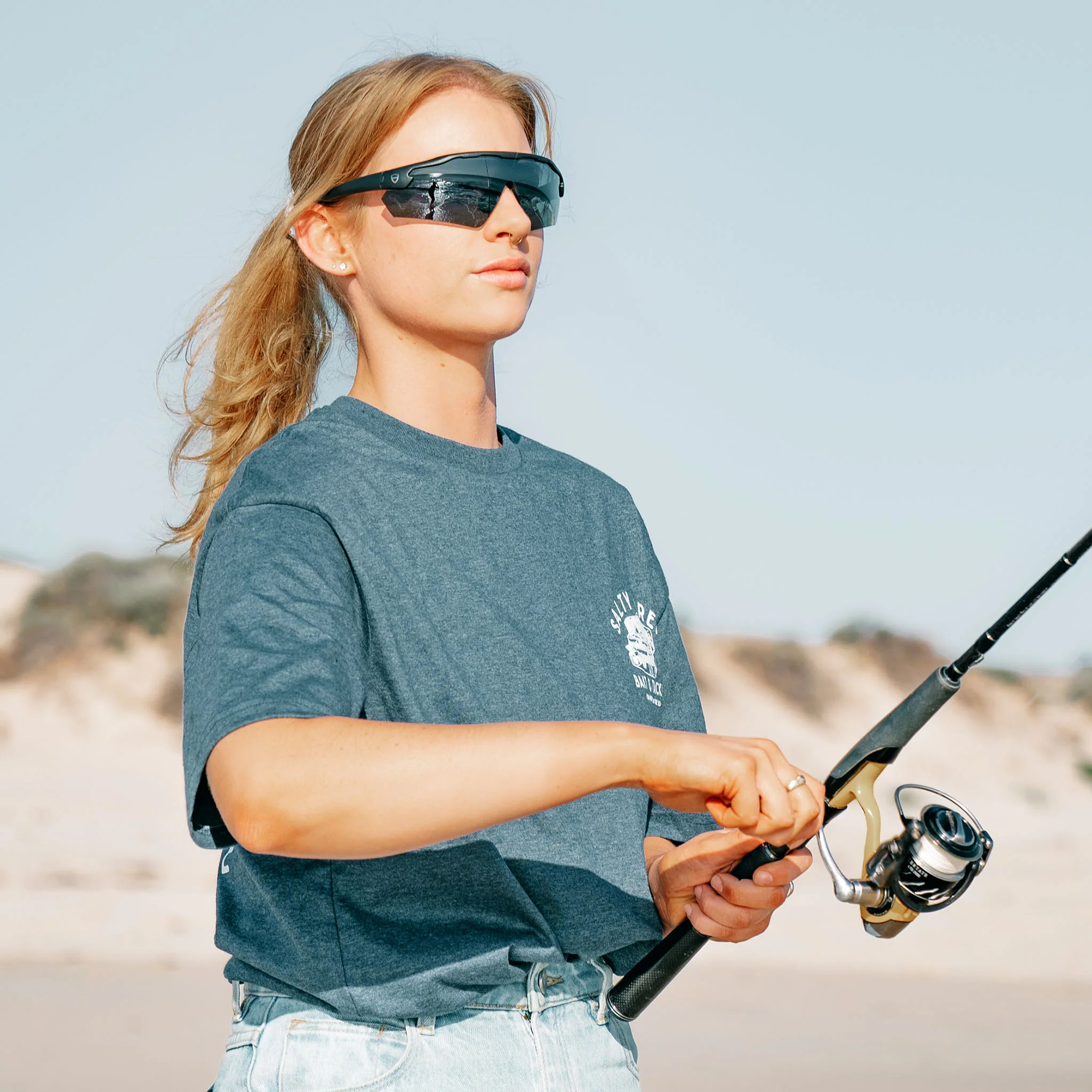 Phantoms Matte Black Frame Polarised Lens Safety Glasses - Image 8