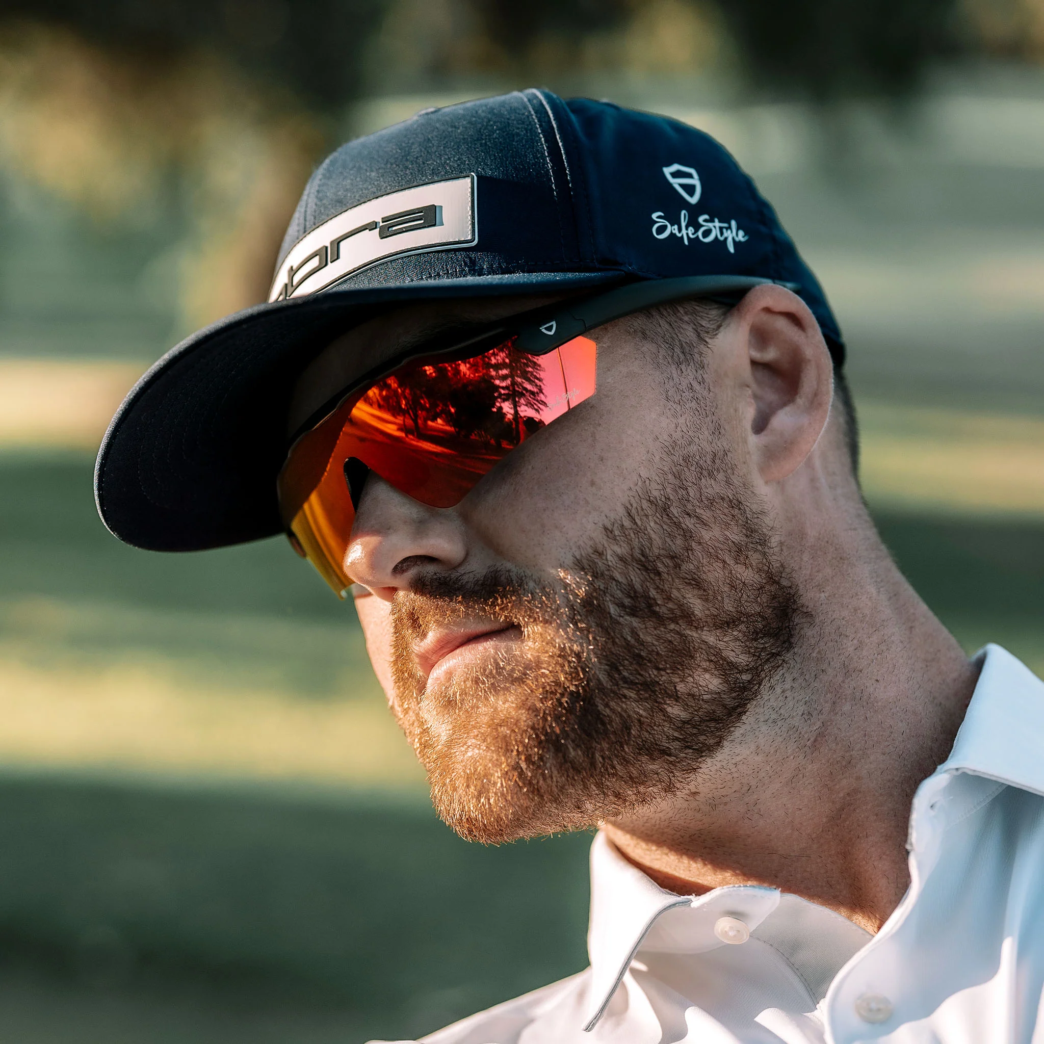 Phantoms Matte Black Frame Reflectors Red Lens Safety Glasses - Image 8