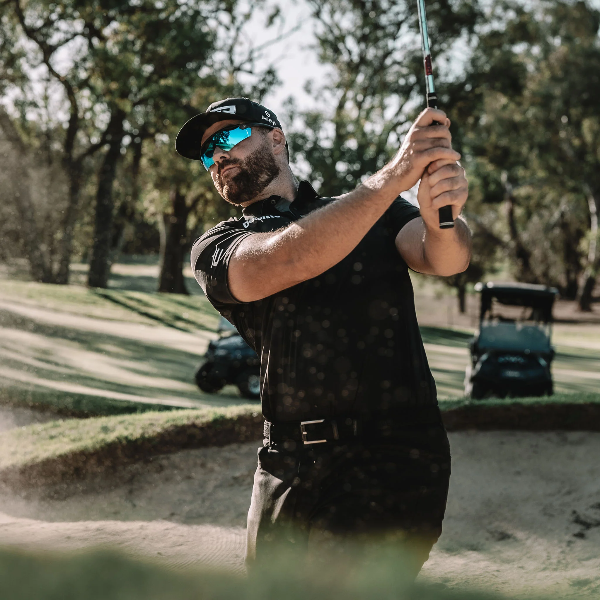 Phantoms Matte Black Frame Reflectors Blue Lens Safety Glasses - Image 11