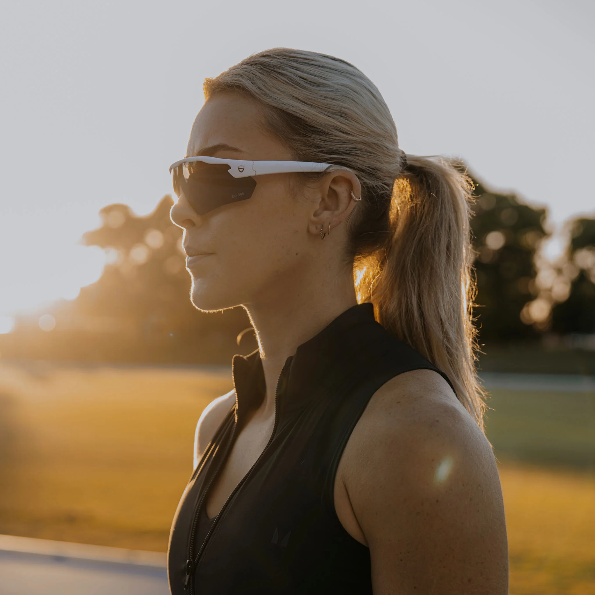 Phantoms Matte White Frame Polarised Lens Safety Glasses - Image 7