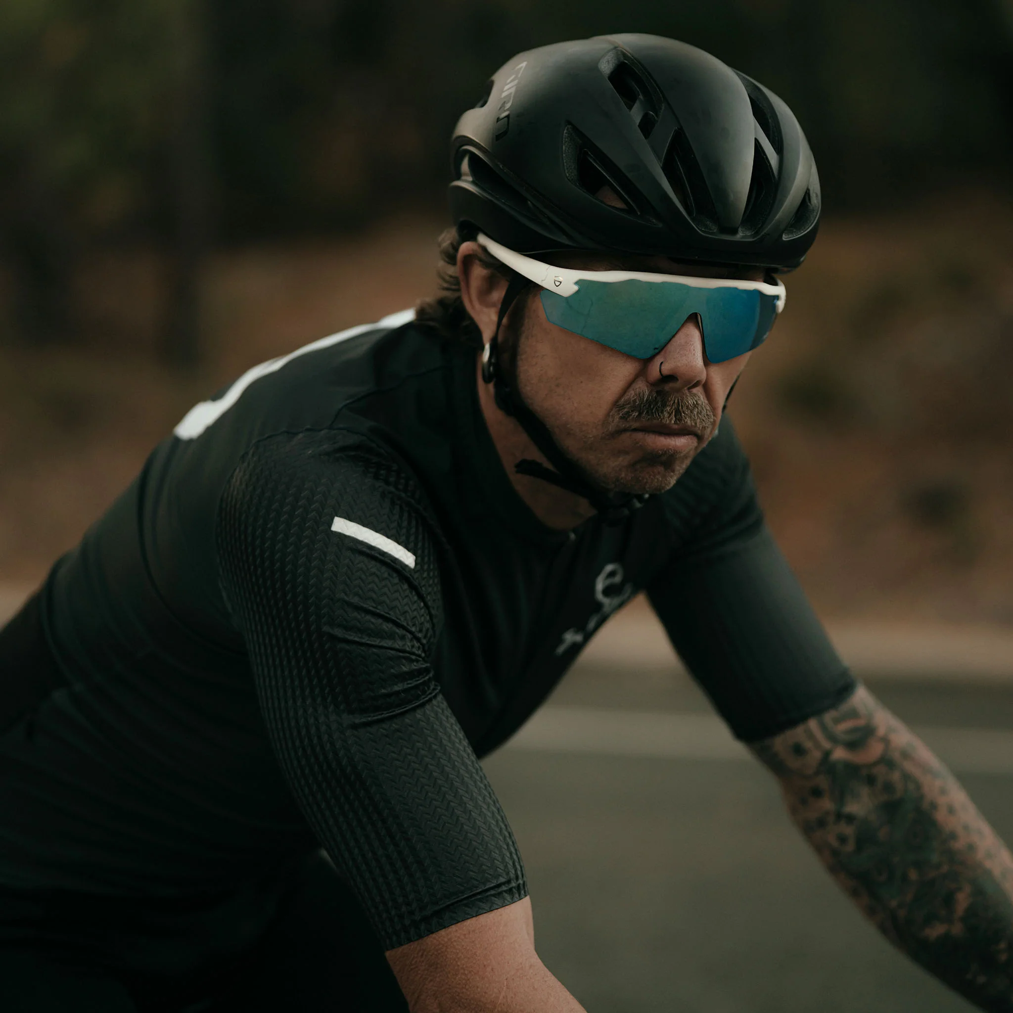 Phantoms Matte White Frame Reflectors Blue Lens Safety Glasses - Image 7