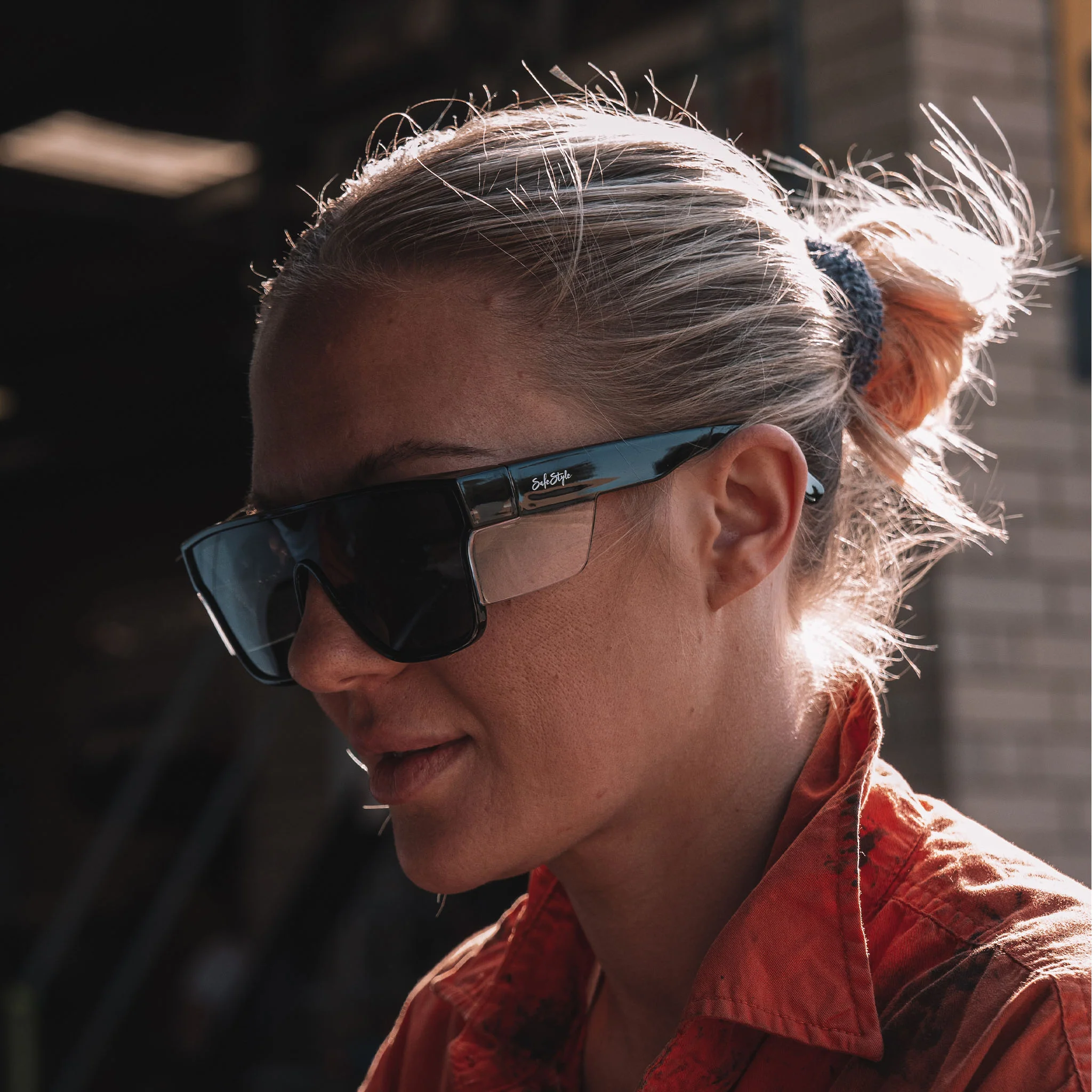 Primes Black Frame Tinted Lens Safety Glasses - Image 5