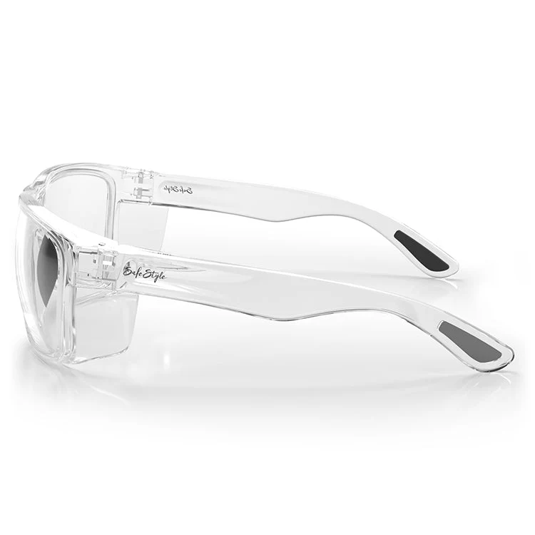 Rapids Clear Frame Clear Lens Safety Glasses - Image 3