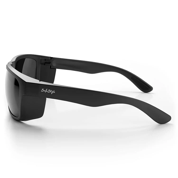 Rapids Matte Black Frame Polarised Lens Safety Glasses - Image 3