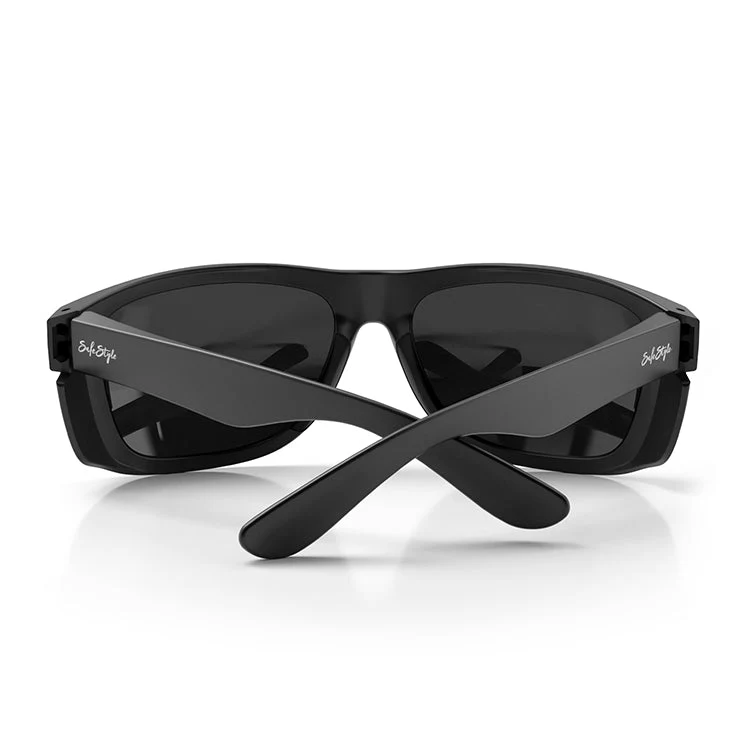 Rapids Matte Black Frame Polarised Lens Safety Glasses - Image 4