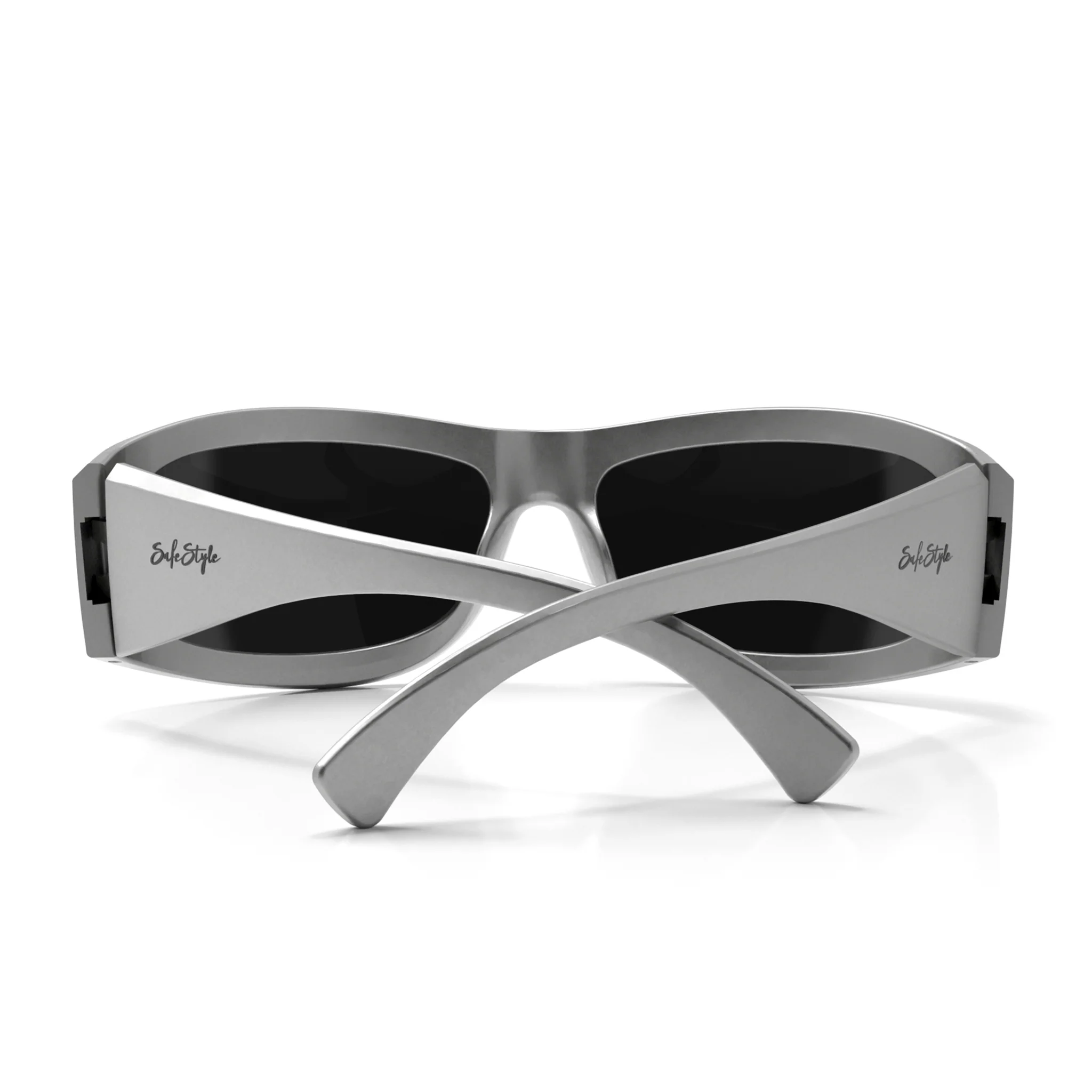 Sonics Silver Frame Polarised Lens Safety Glasses - Image 4